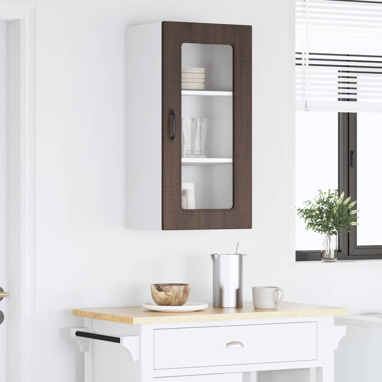 Mosogatógép panel Kalmar Barna Tölgy 40 x 31 x 80 cm Szerelt Fa