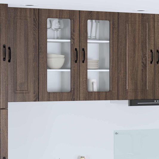 Mosogatógép panel Kalmar 2 pcs Barna Tölgy 40 x 31 x 80 cm