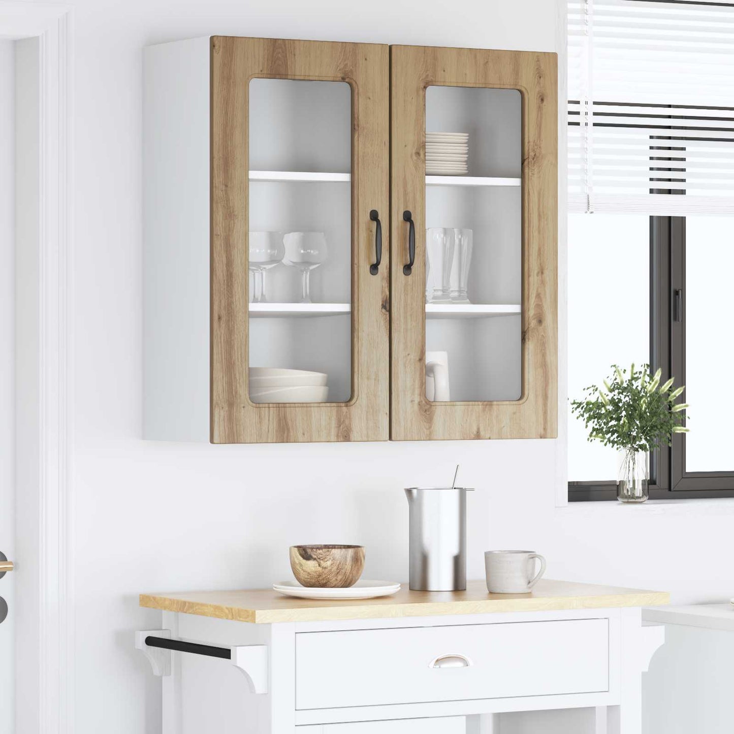 Mosogatógép panel Kalmar 2 pcs Artisan tölgy Szerelt Fa
