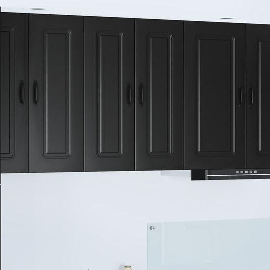 Mosogatógép panel Kalmar Fekete 30 x 31 x 80 cm Faanyag
