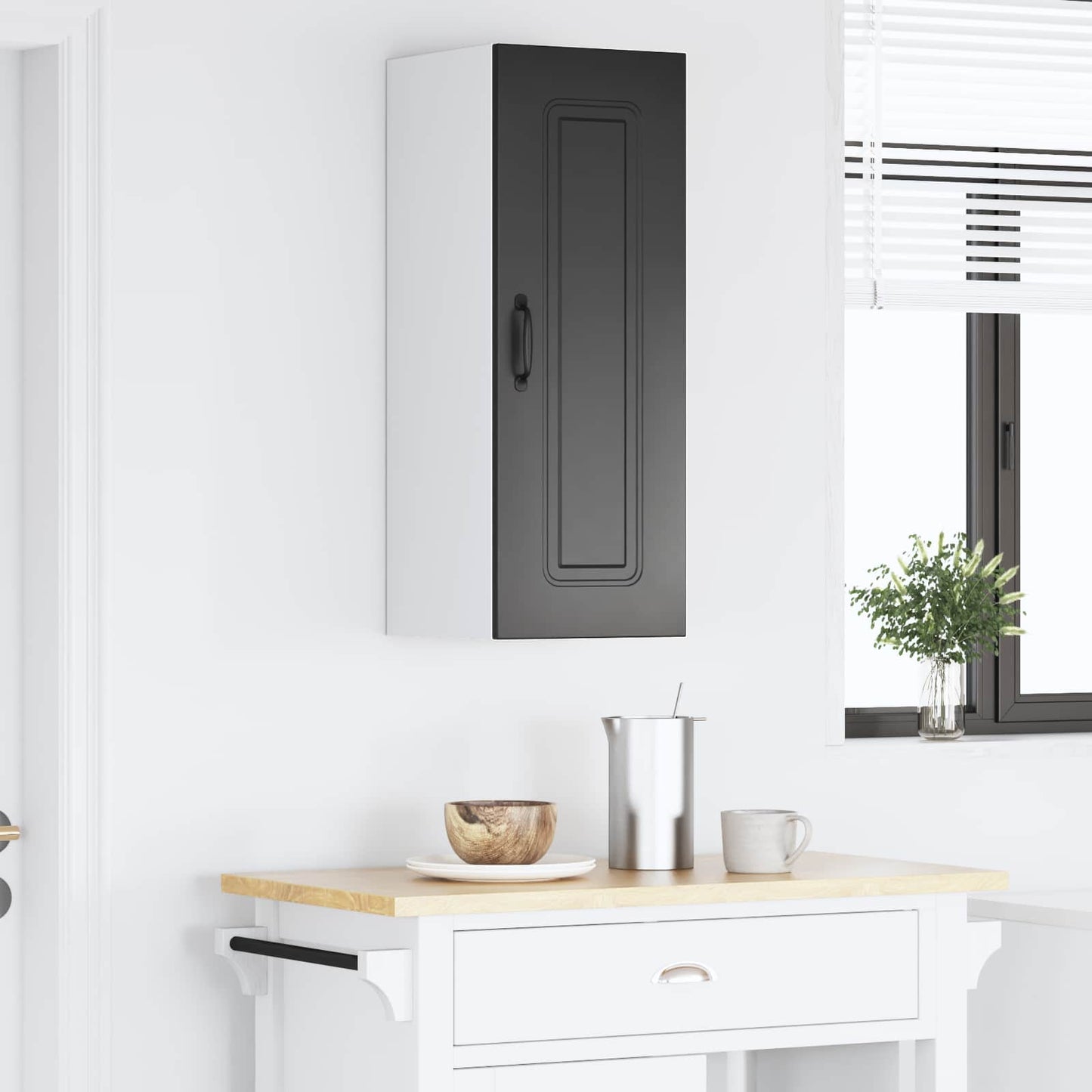 Mosogatógép panel Kalmar Fekete 30 x 31 x 80 cm Szerelt Fa