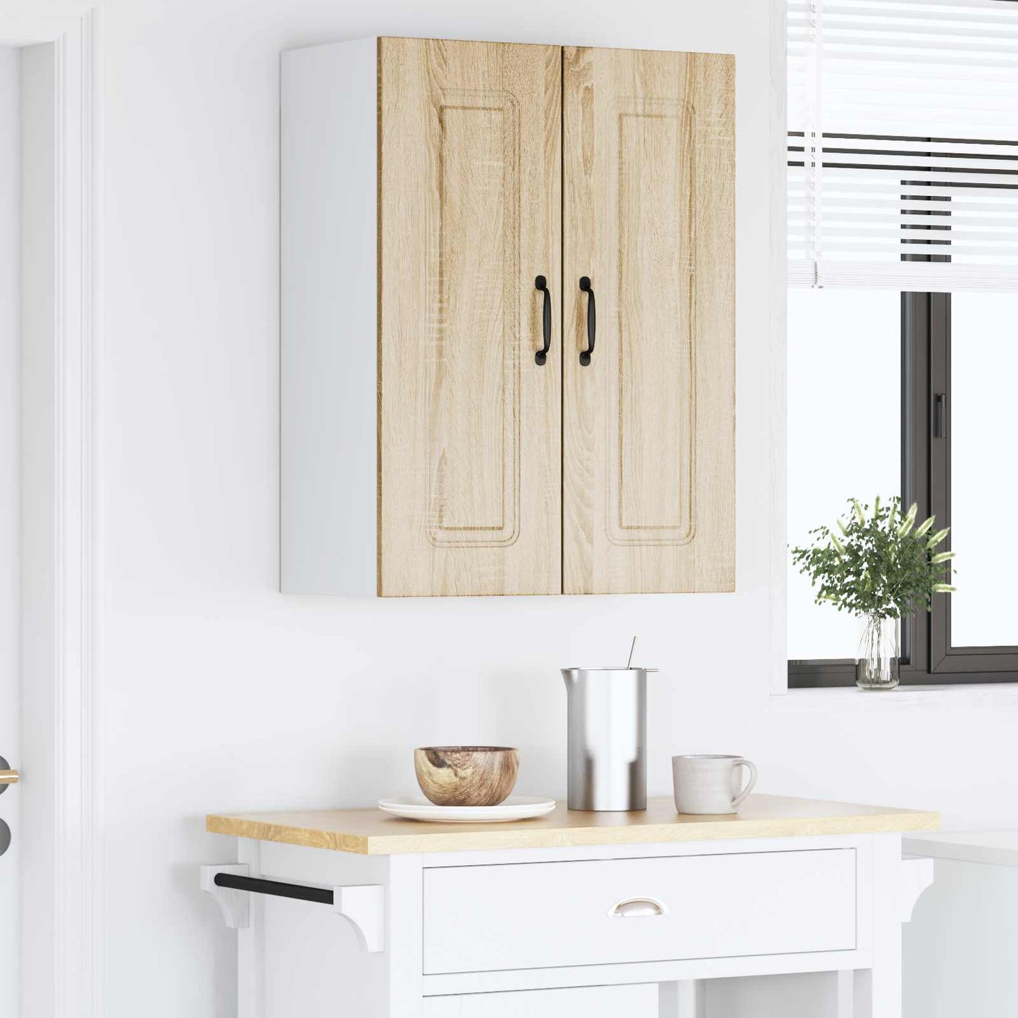 Mosogatógép panel Kalmar 2 pcs Sonoma tölgy Szerelt Fa