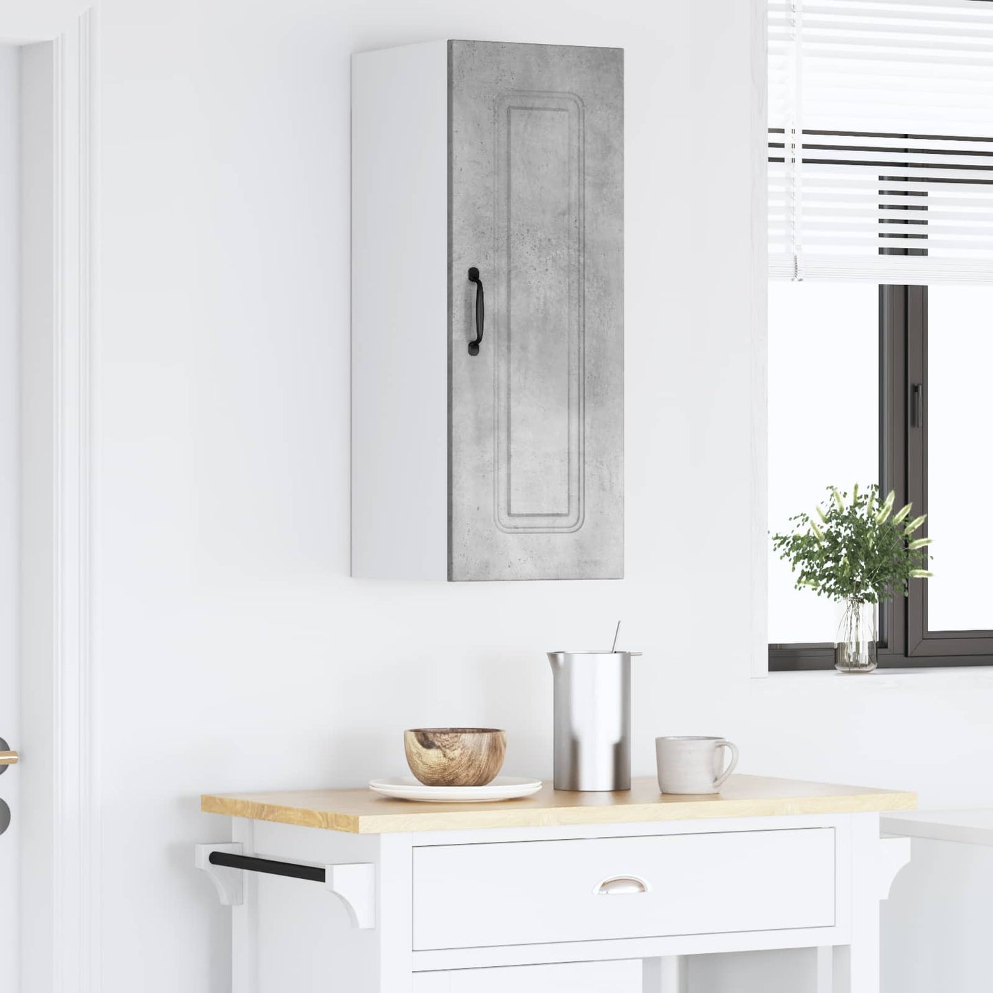 Mosogatógép panel Kalmar Beton Szürke 30 x 31 x 80 cm Faanyag