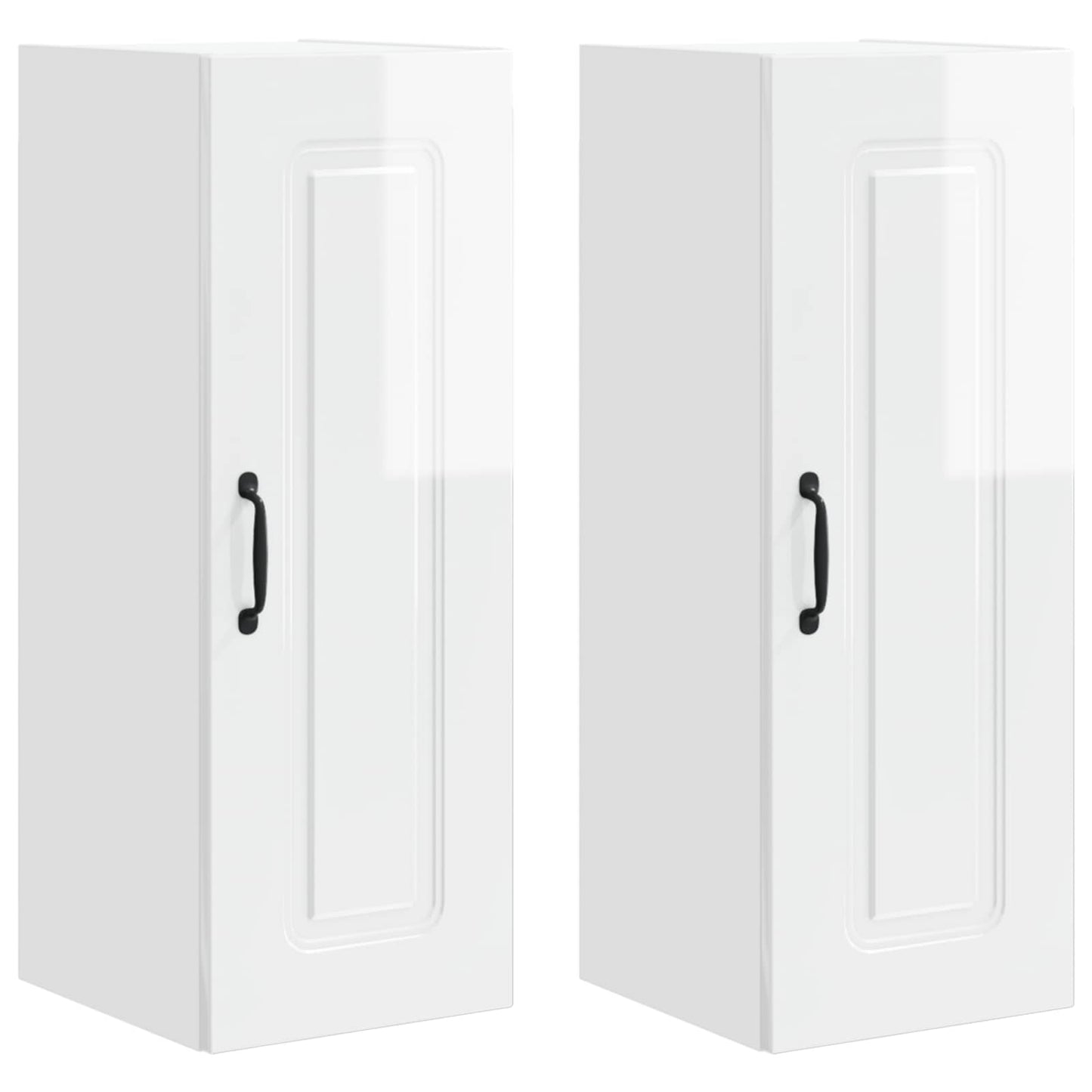 Mosogatógép panel Kalmar 2 pcs Magas Fényű Fehér Szerelt Fa