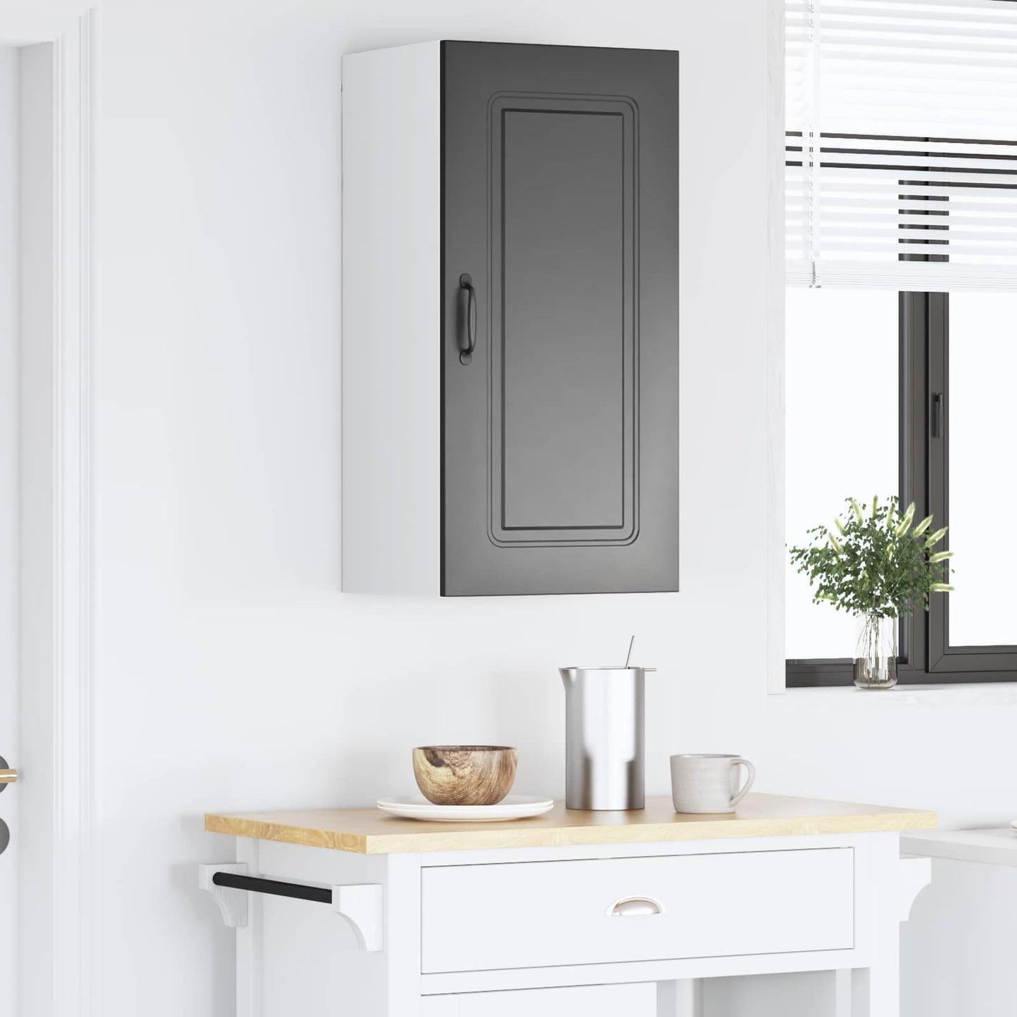 Mosogatógép panel Kalmar Fekete 40 x 31 x 80 cm Szerelt Fa