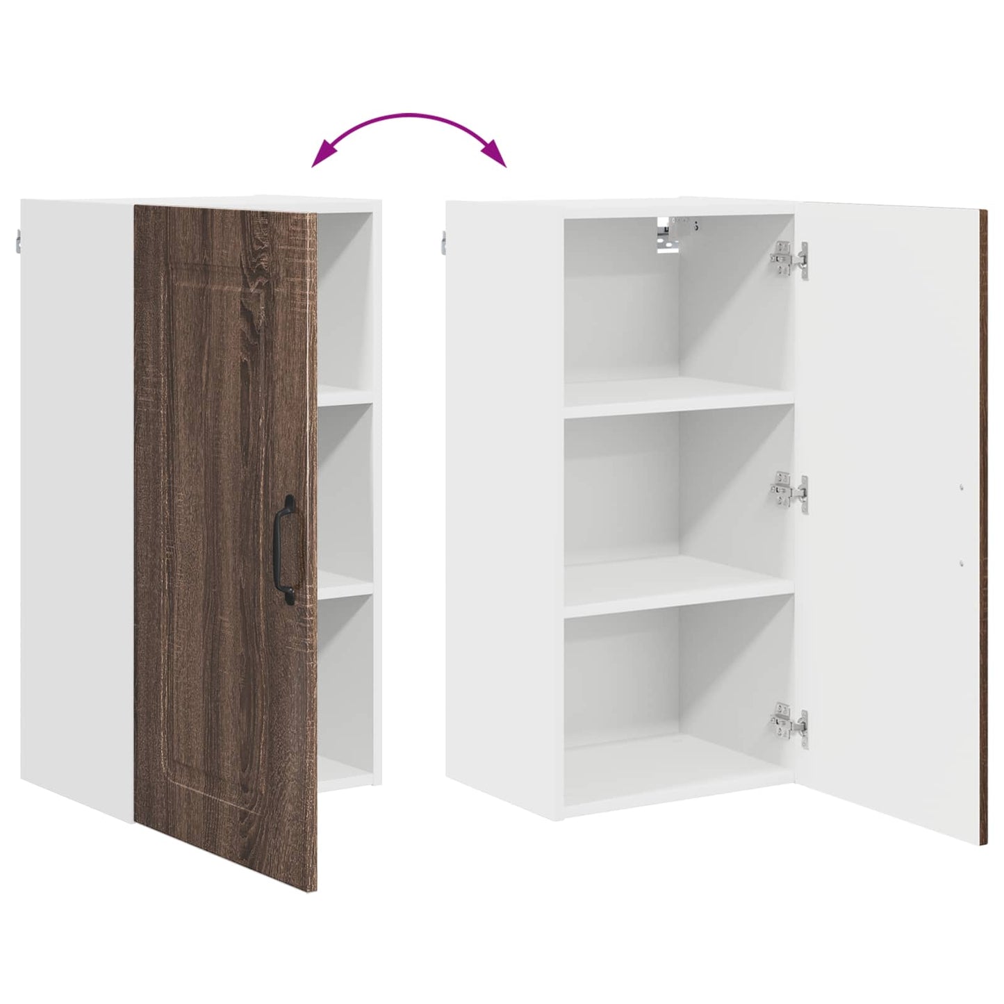 Mosogatógép panel Kalmar Barna Tölgy 40 x 31 x 80 cm Faanyag