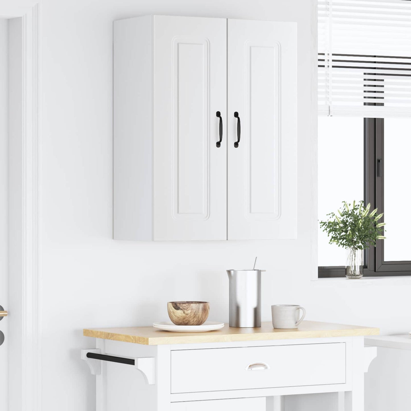 Mosogatógép panel Kalmar Fehér 60 x 31 x 80 cm Faanyag