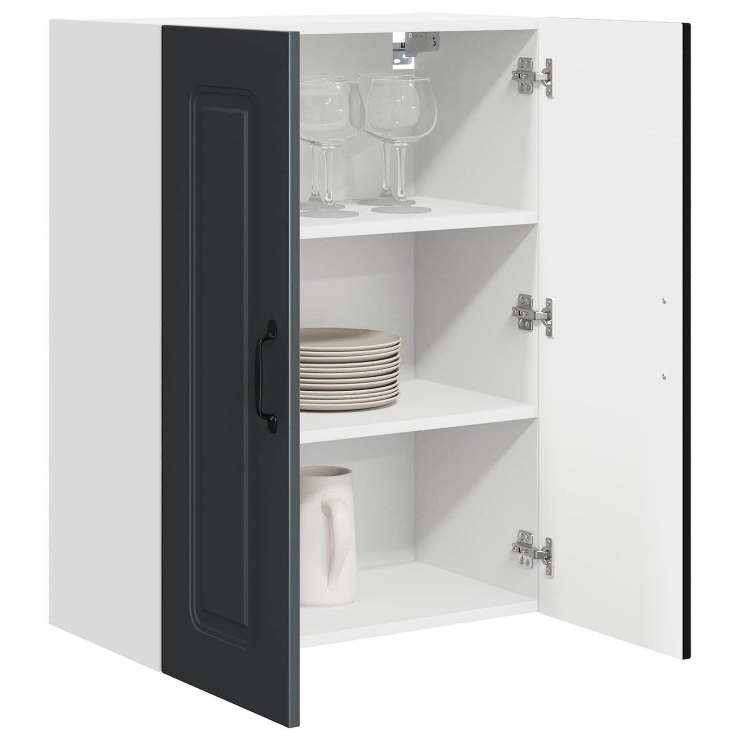 Mosogatógép panel Kalmar Fekete 60 x 31 x 80 cm Szerelt Fa