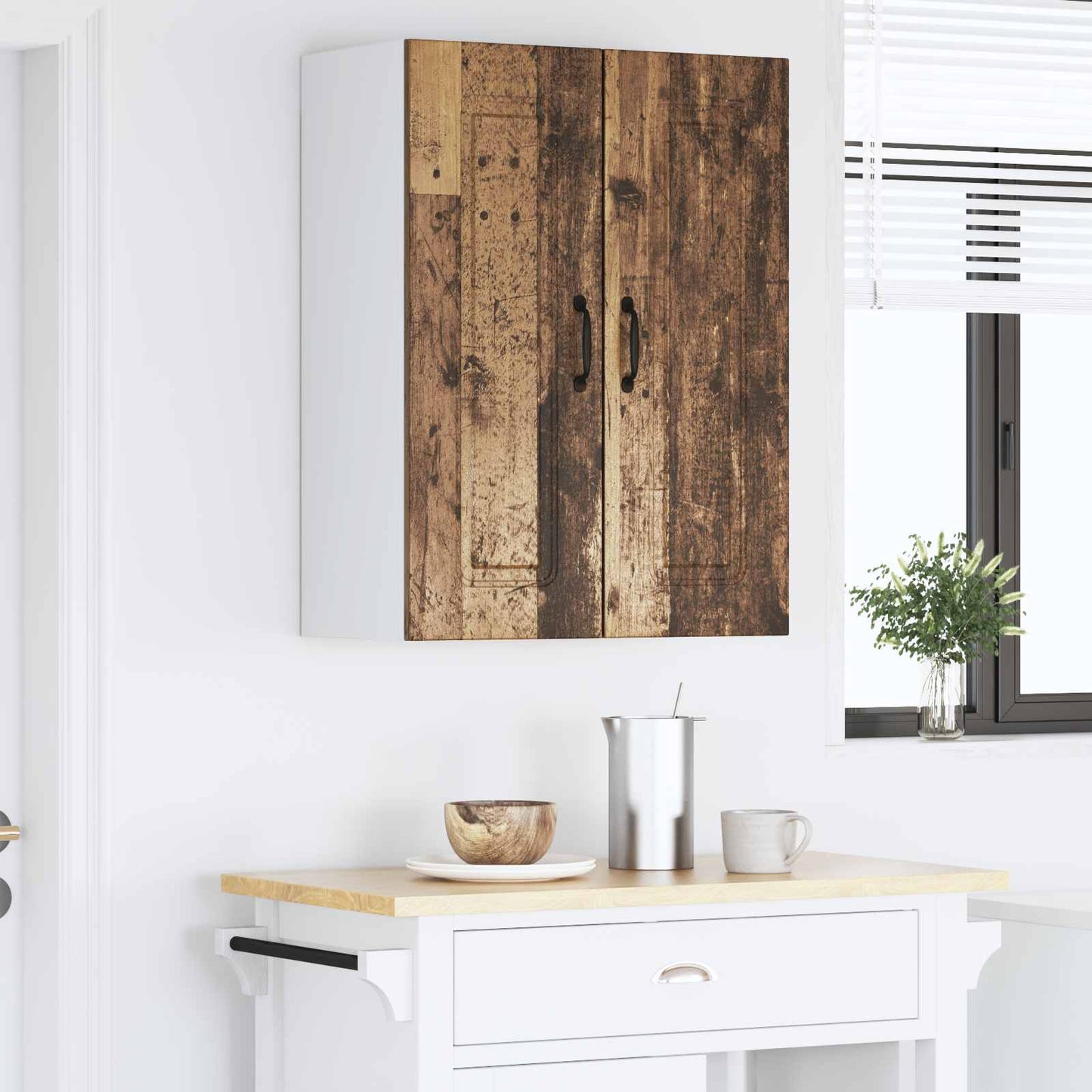 Mosogatógép panel Kalmar Öreg fa 60 x 31 x 80 cm Faanyag