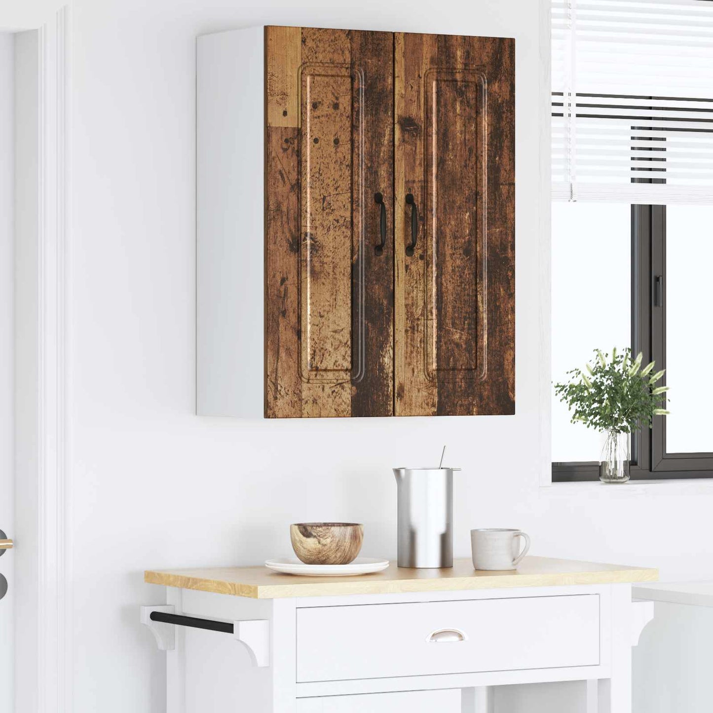 Mosogatógép panel Kalmar Öreg fa 60 x 31 x 80 cm Szerelt Fa
