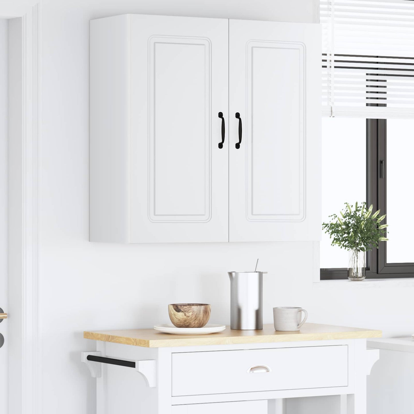 Mosogatógép panel Kalmar Fehér 80 x 31 x 80 cm Faanyag