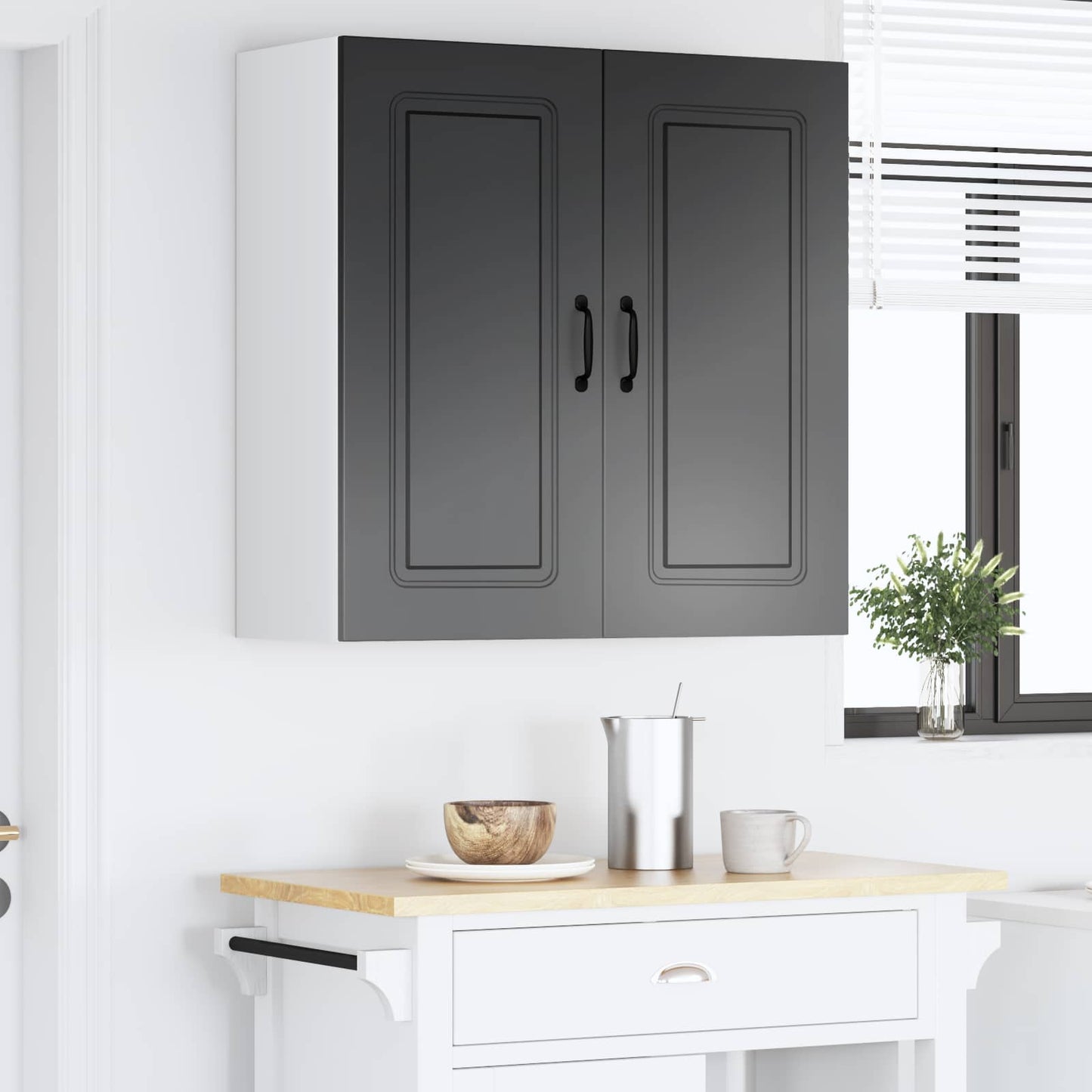 Mosogatógép panel Kalmar Fekete 80 x 31 x 80 cm Szerelt Fa