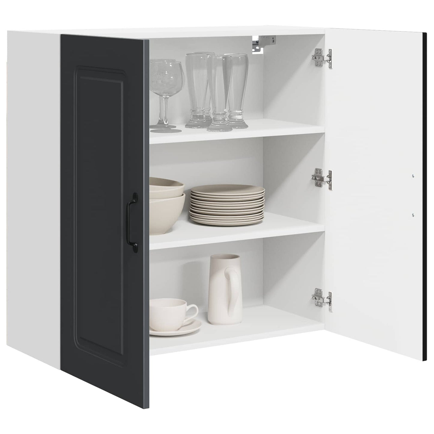 Mosogatógép panel Kalmar Fekete 80 x 31 x 80 cm Szerelt Fa
