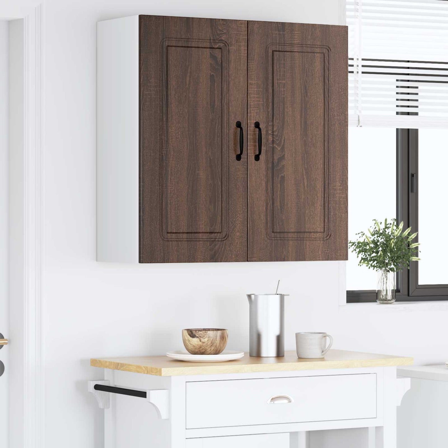Mosogatógép panel Kalmar Barna Tölgy 80 x 31 x 80 cm Szerelt Fa