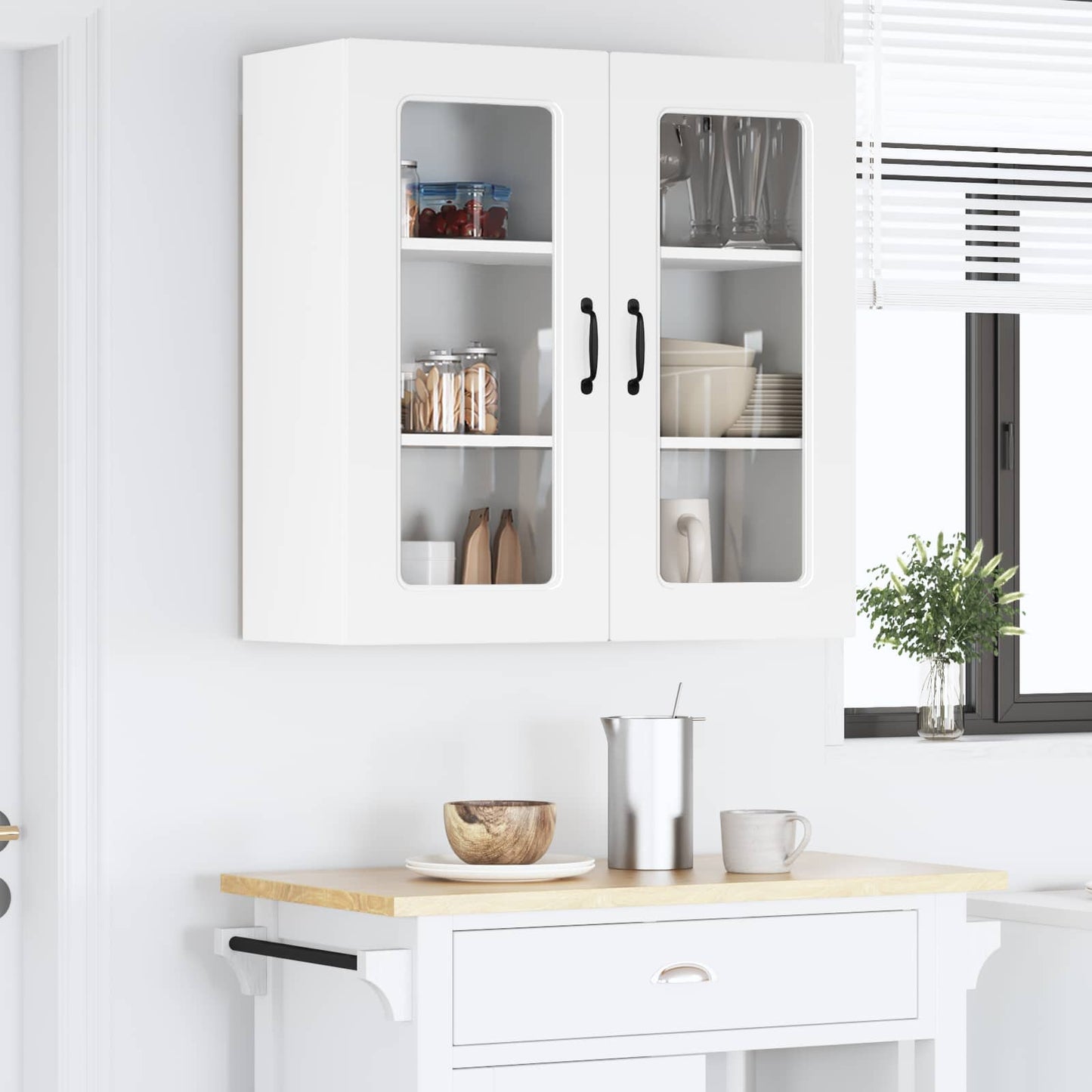 Mosogatógép panel Kalmar Fehér 80 x 31 x 80 cm Szerelt Fa