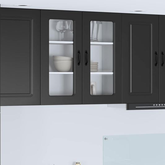 Mosogatógép panel Kalmar Fekete 80 x 31 x 80 cm Faanyag