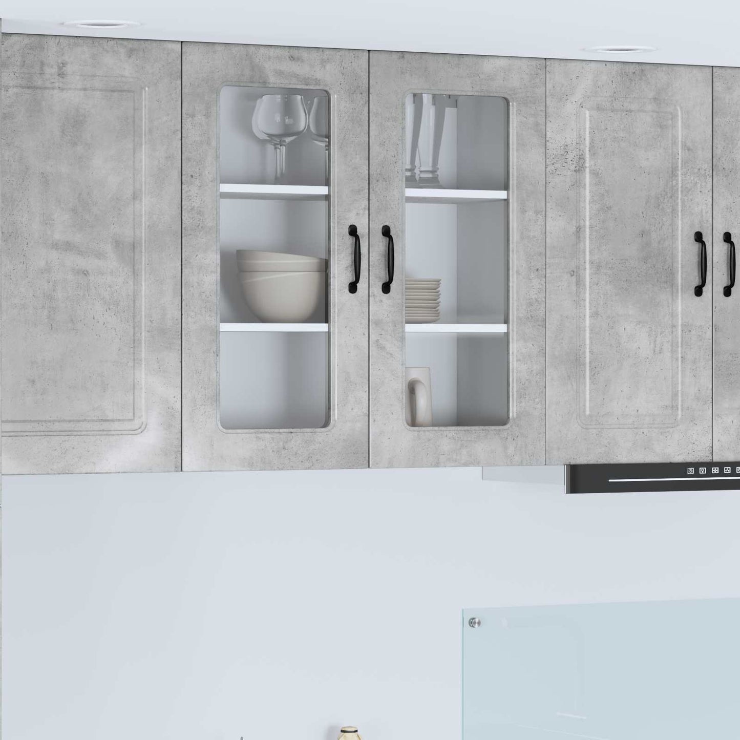 Mosogatógép panel Kalmar Beton Szürke 80 x 31 x 80 cm Faanyag