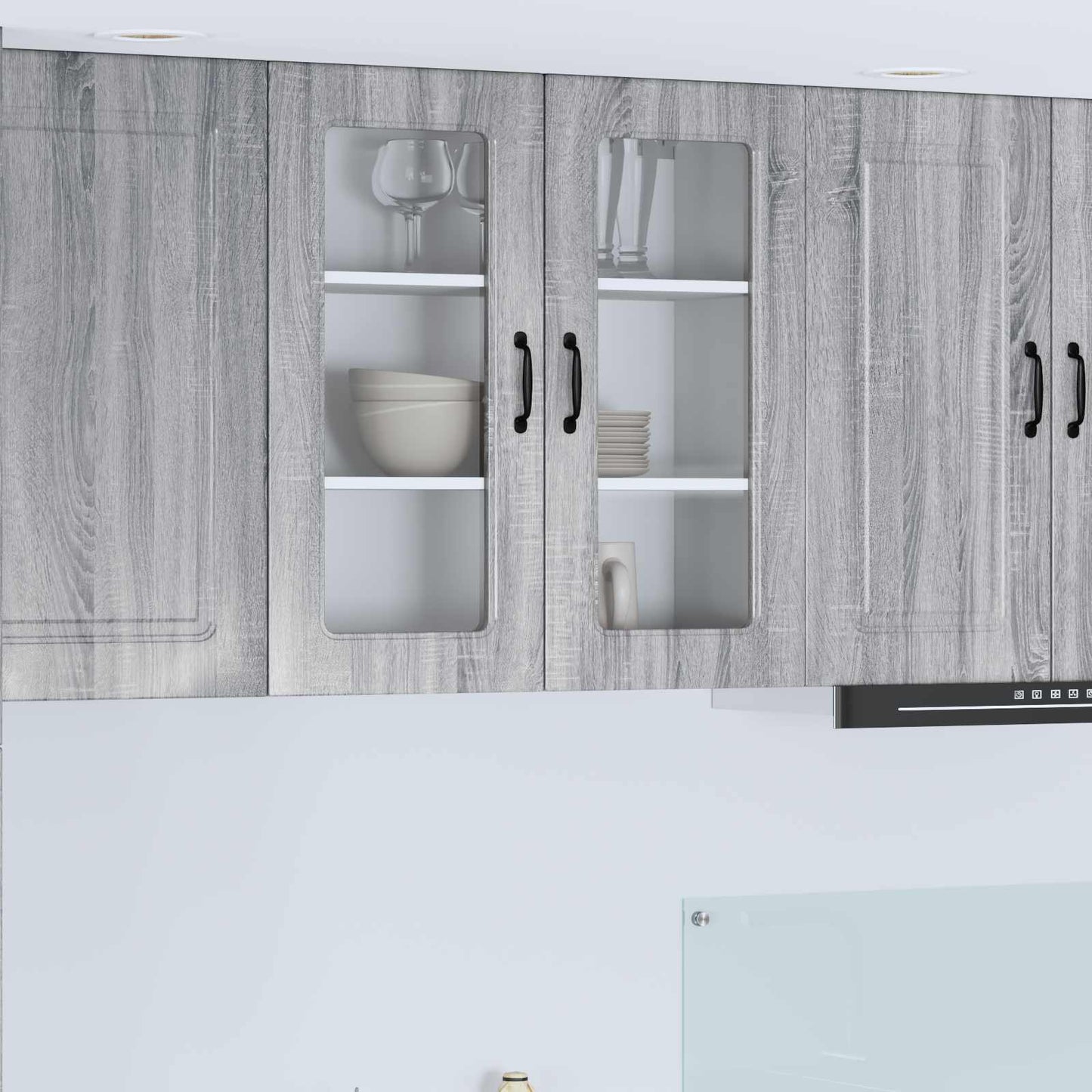 Mosogatógép panel Kalmar Szürke Sonoma 80 x 31 x 80 cm Faanyag