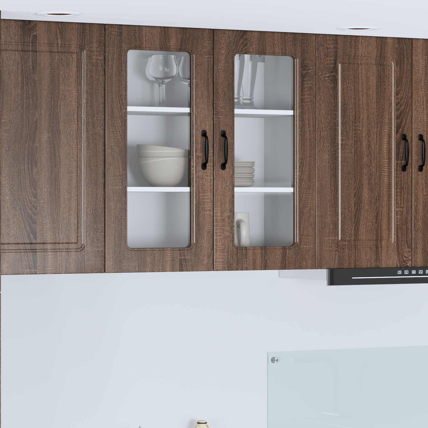 Mosogatógép panel Kalmar Barna Tölgy 80 x 31 x 80 cm Szerelt Fa