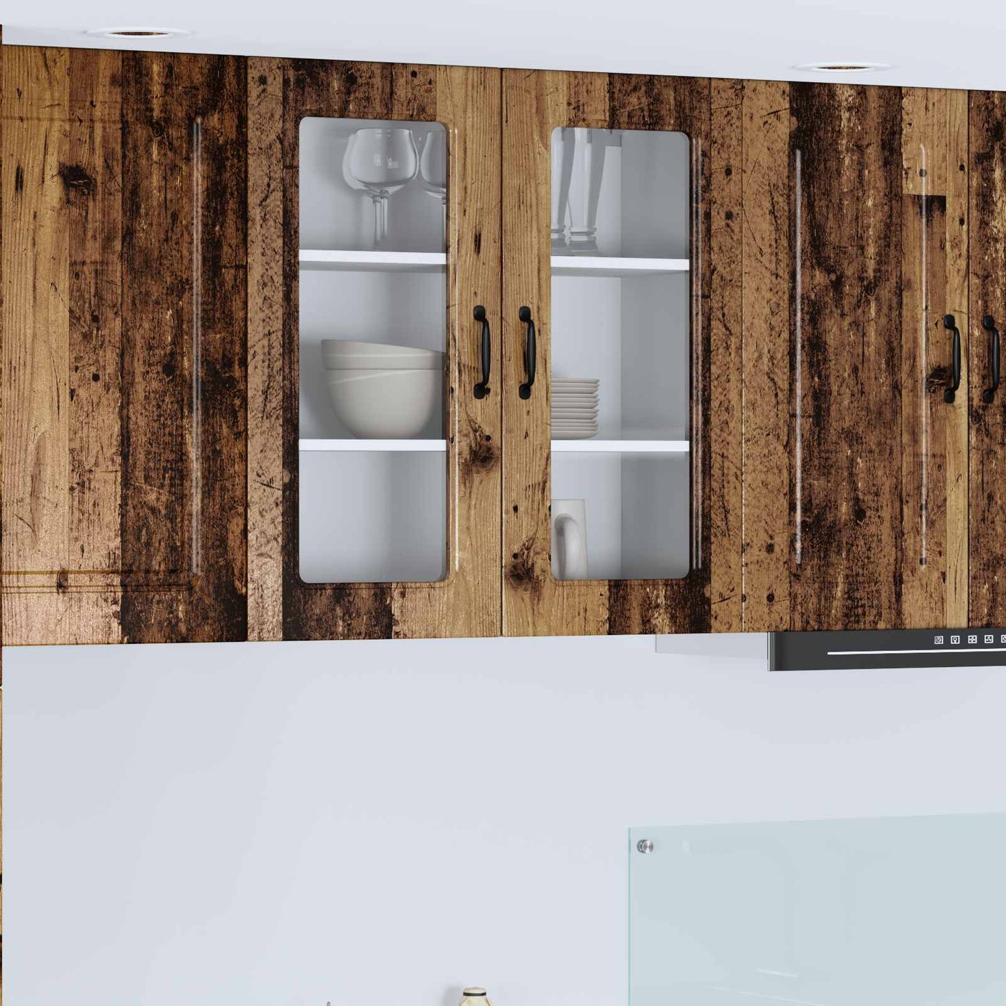 Mosogatógép panel Kalmar Öreg fa 80 x 31 x 80 cm Szerelt Fa