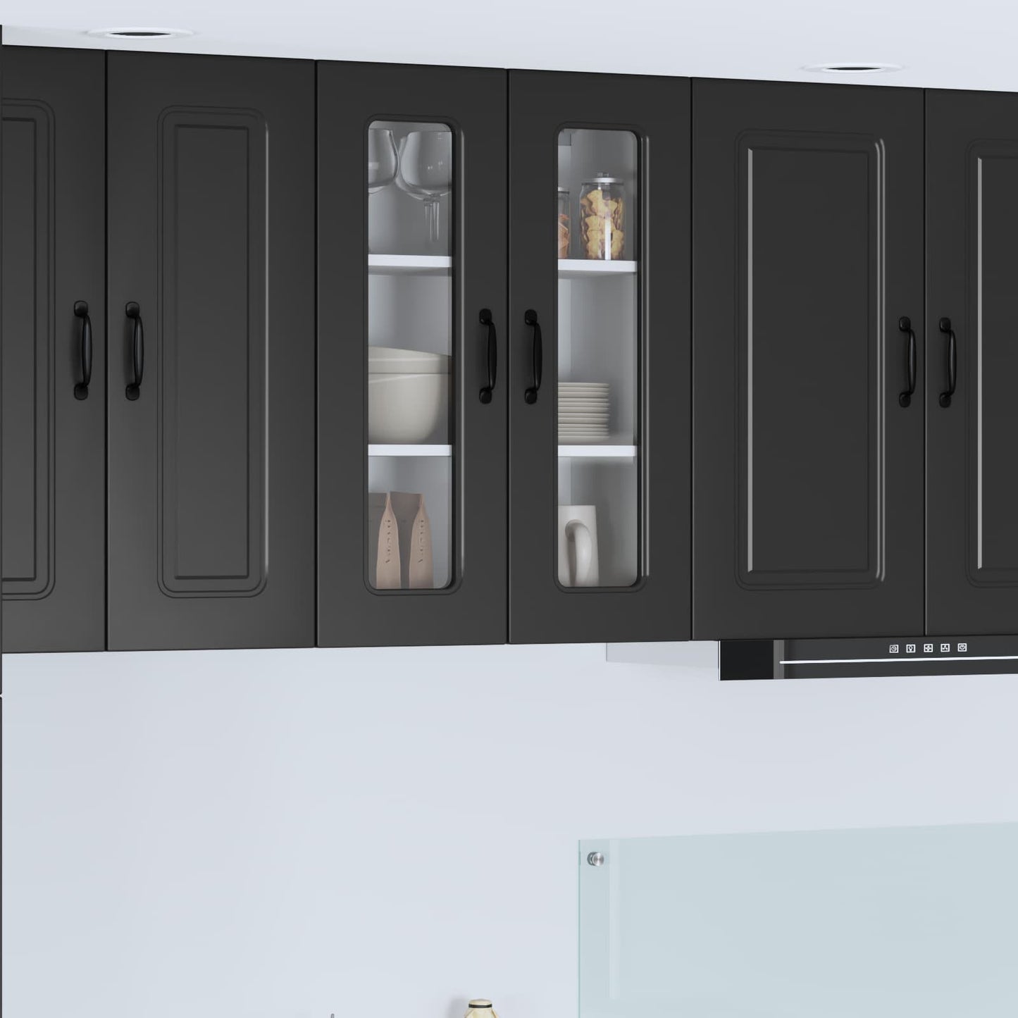 Mosogatógép panel Kalmar Fekete 60 x 31 x 80 cm Szerelt Fa