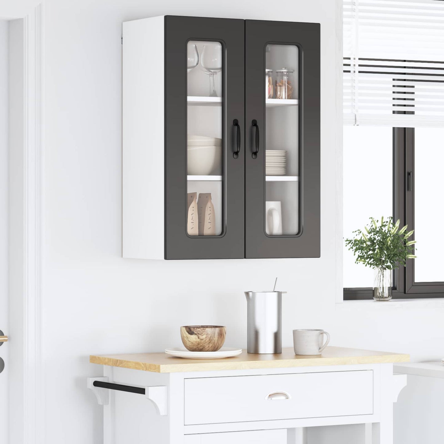 Mosogatógép panel Kalmar Fekete 60 x 31 x 80 cm Szerelt Fa