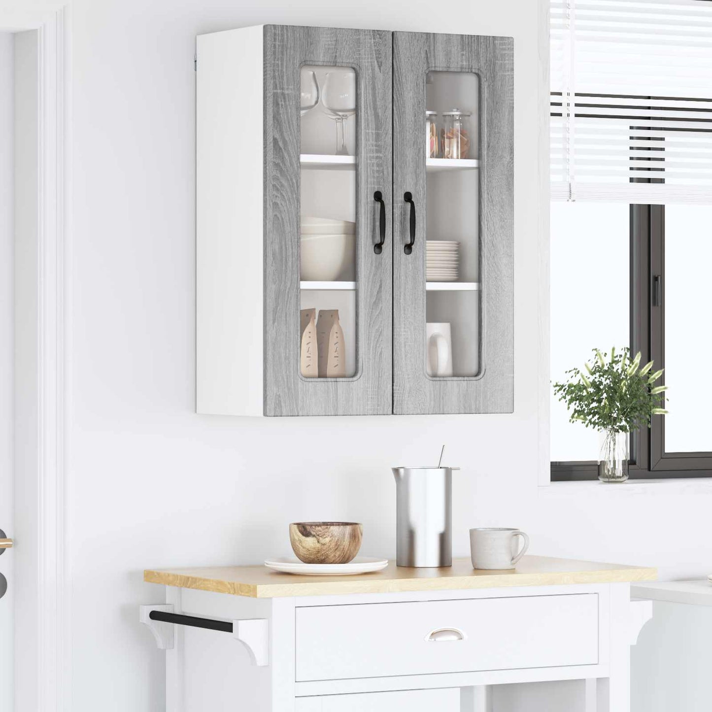 Mosogatógép panel Kalmar Szürke Sonoma 60 x 31 x 80 cm