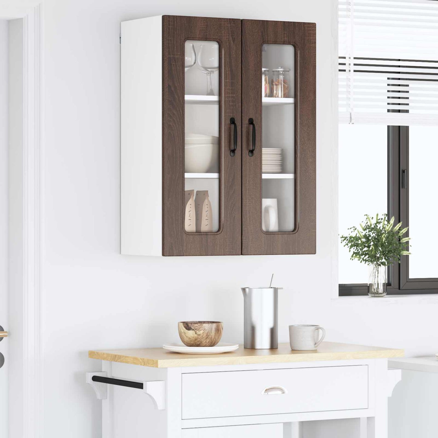 Mosogatógép panel Kalmar Barna Tölgy 60 x 31 x 80 cm Szerelt Fa