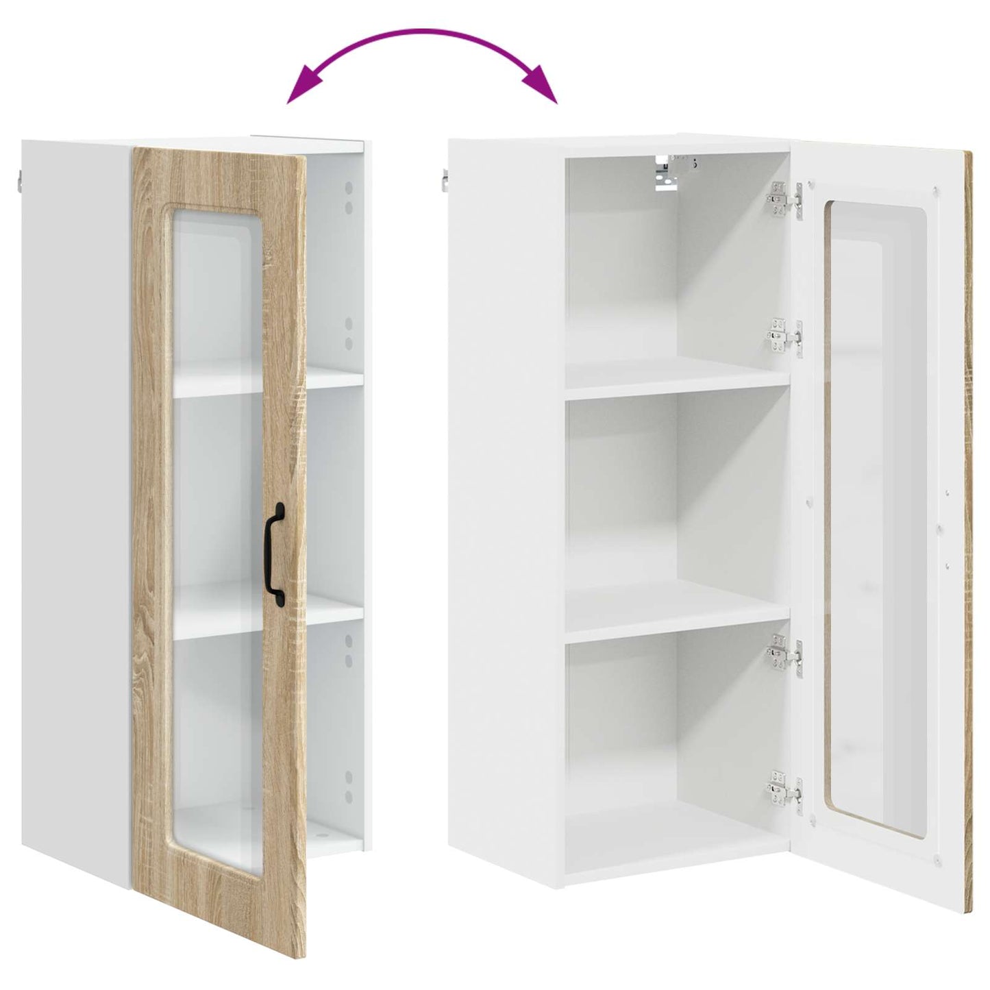 Mosogatógép panel Kalmar Sonoma tölgy 40 x 31 x 100 cm Faanyag