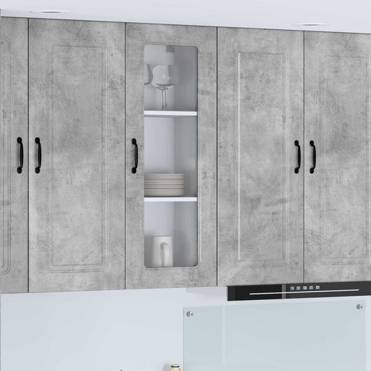 Mosogatógép panel Kalmar Beton Szürke 40 x 31 x 100 cm Faanyag