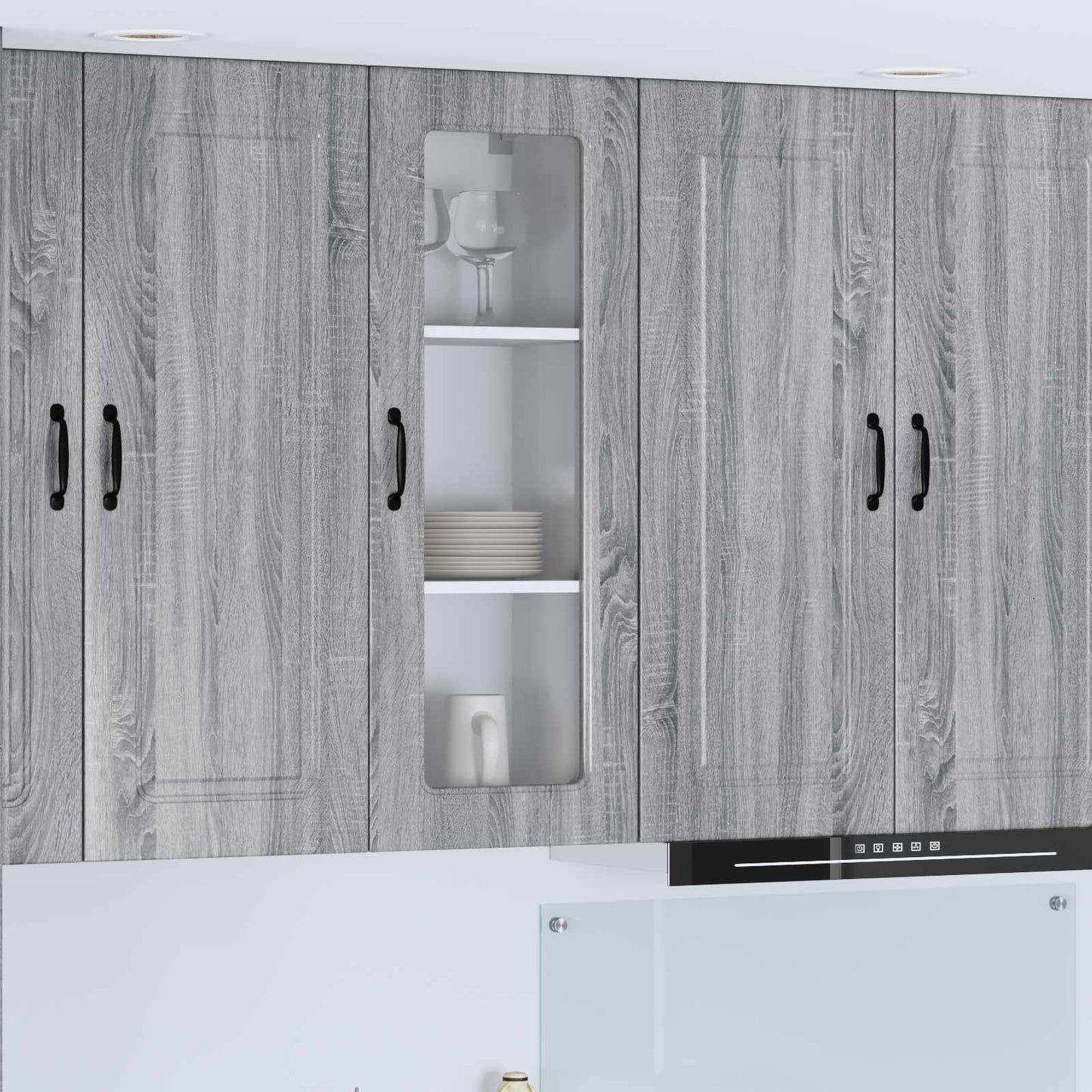 Mosogatógép panel Kalmar Szürke Sonoma 40 x 31 x 100 cm Faanyag
