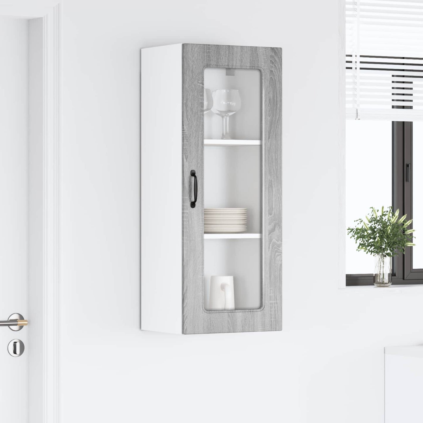 Mosogatógép panel Kalmar Szürke Sonoma 40 x 31 x 100 cm Faanyag