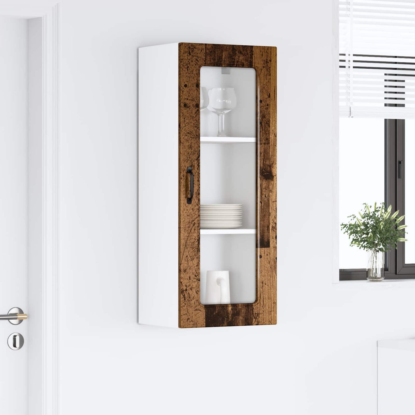 Mosogatógép panel Kalmar Öreg fa 40 x 31 x 100 cm Faanyag