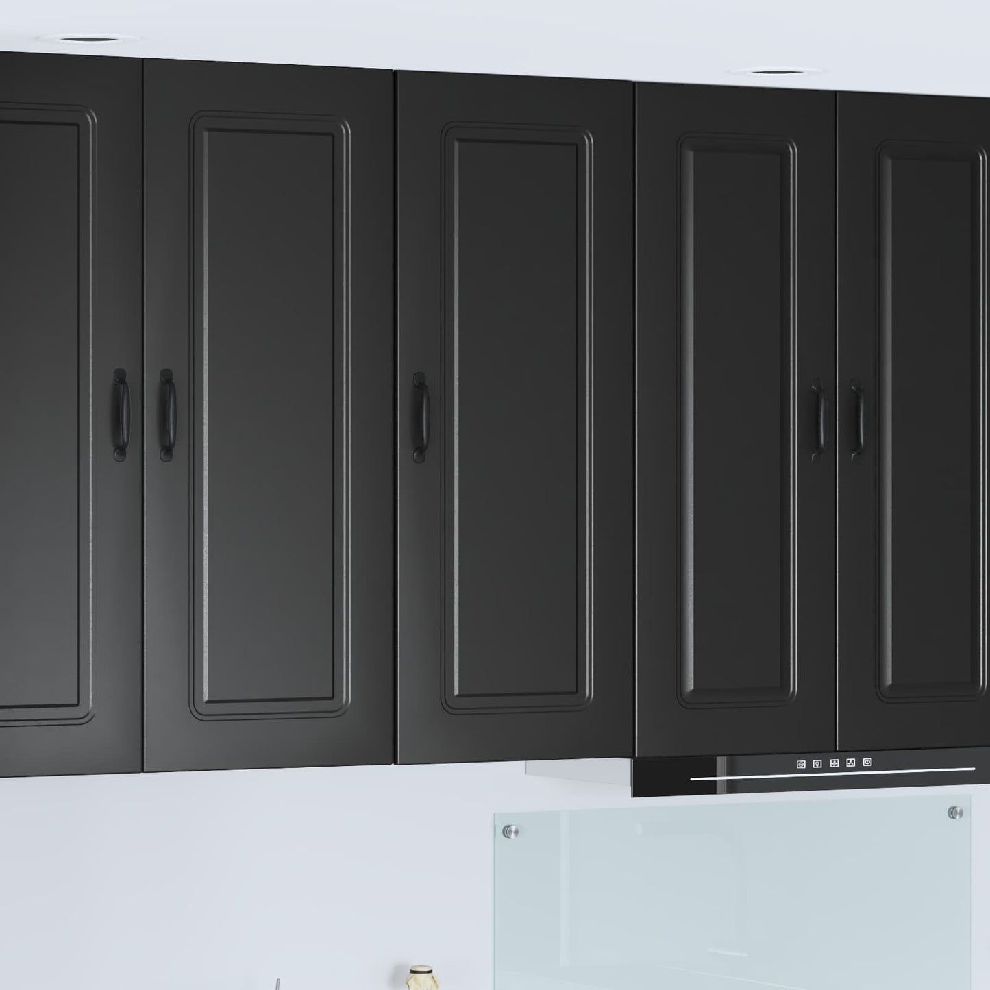 Mosogatógép panel Kalmar Fekete 40 x 31 x 100 cm Szerelt Fa