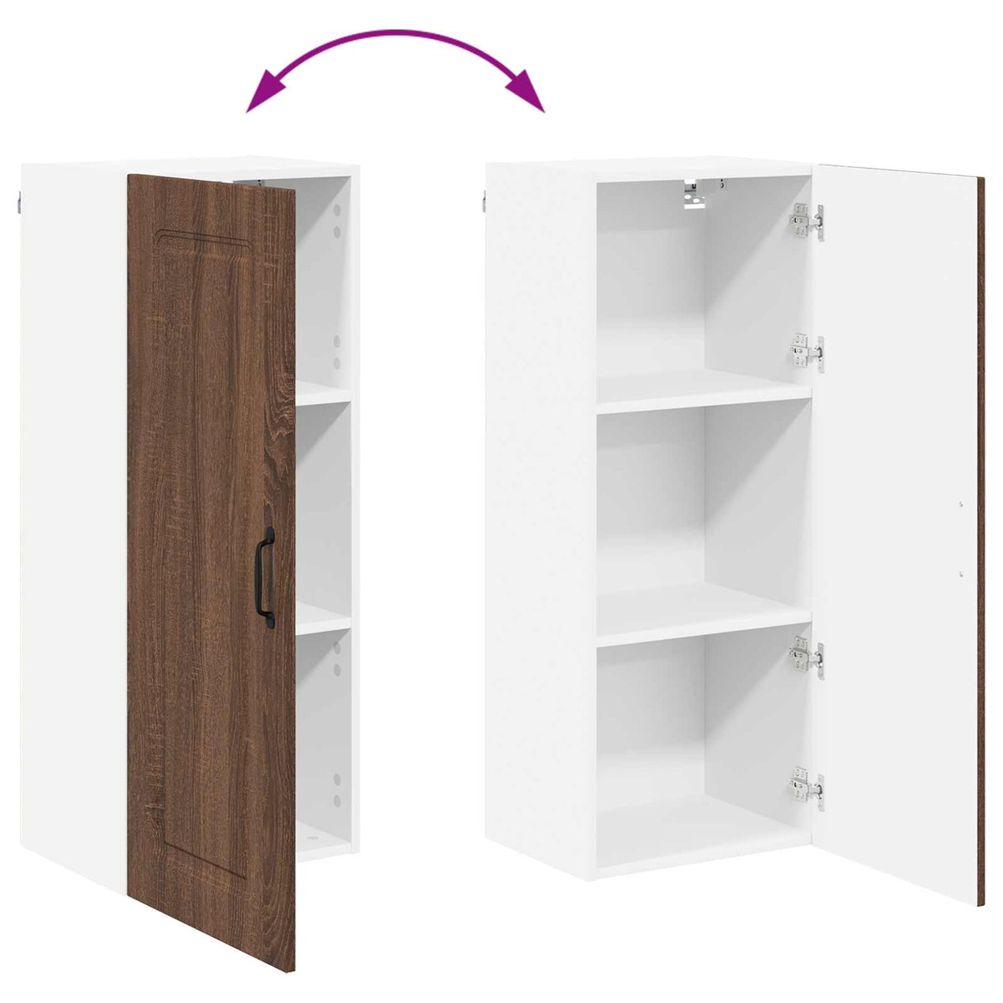 Mosogatógép panel Kalmar Barna Tölgy 40 x 31 x 100 cm