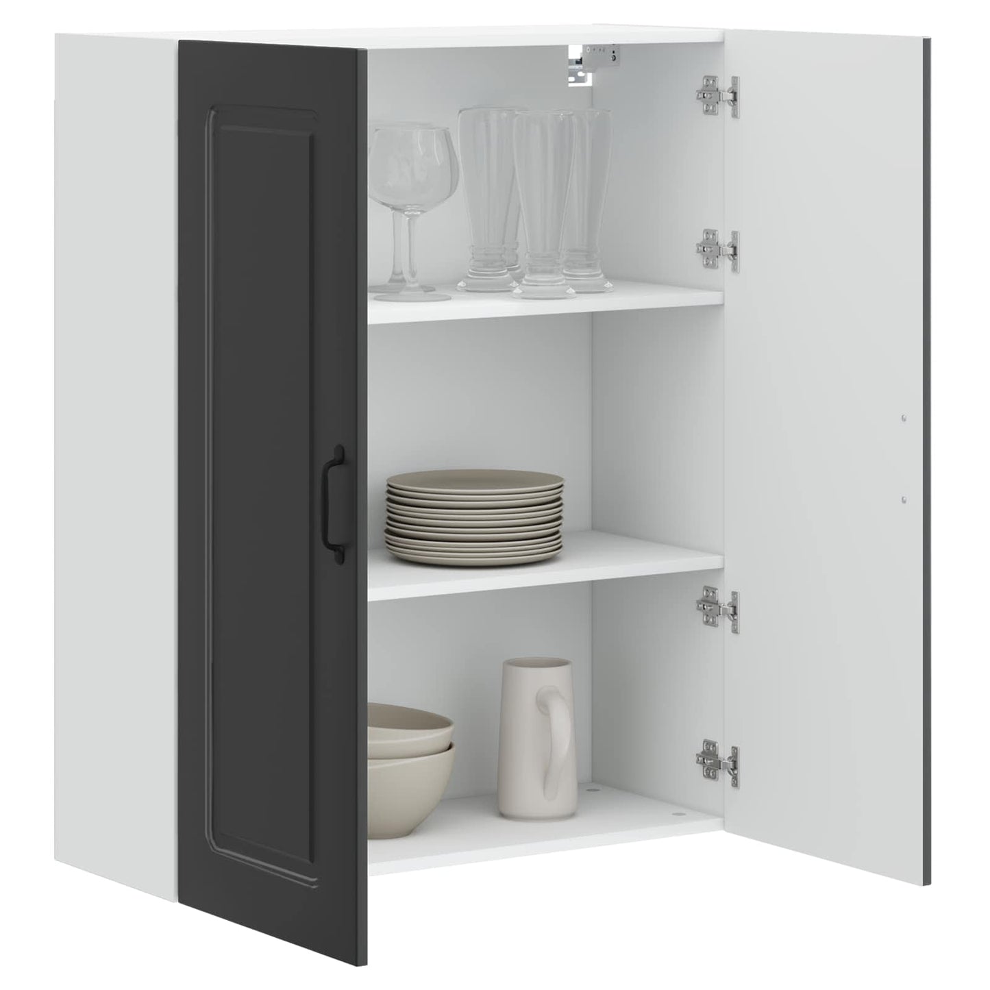 Mosogatógép panel Kalmar Fekete 80 x 31 x 100 cm Faanyag