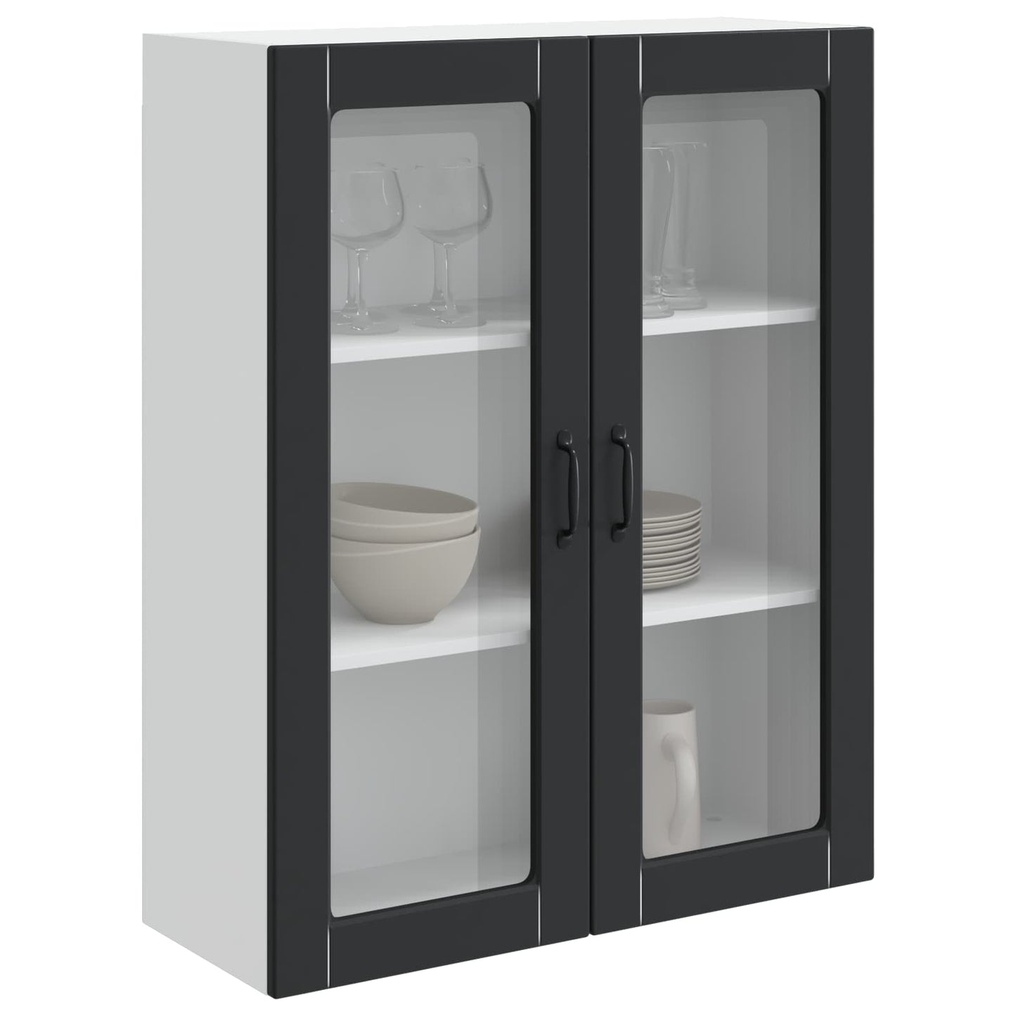 Mosogatógép panel Kalmar Fekete 80 x 31 x 100 cm Szerelt Fa