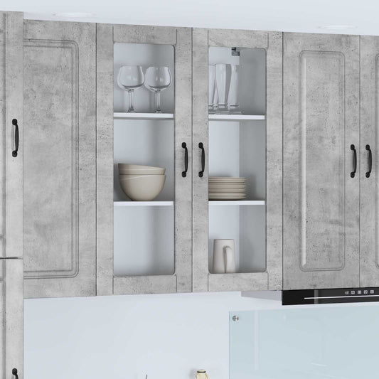 Mosogatógép panel Kalmar Beton Szürke 80 x 31 x 100 cm Faanyag