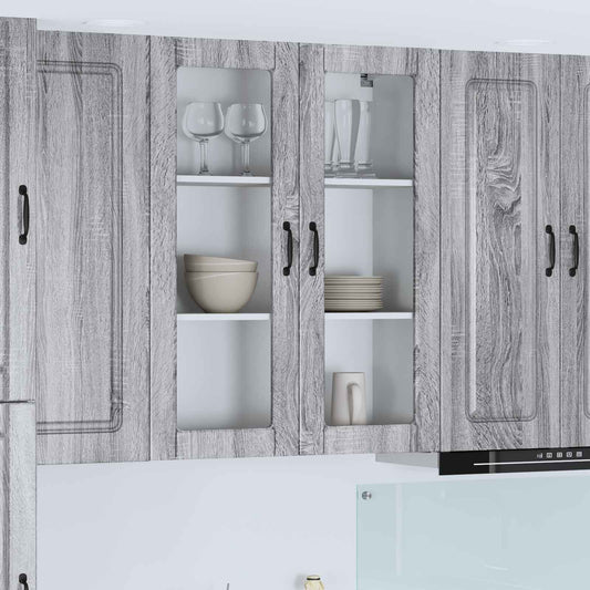 Mosogatógép panel Kalmar Szürke Sonoma 80 x 31 x 100 cm Faanyag