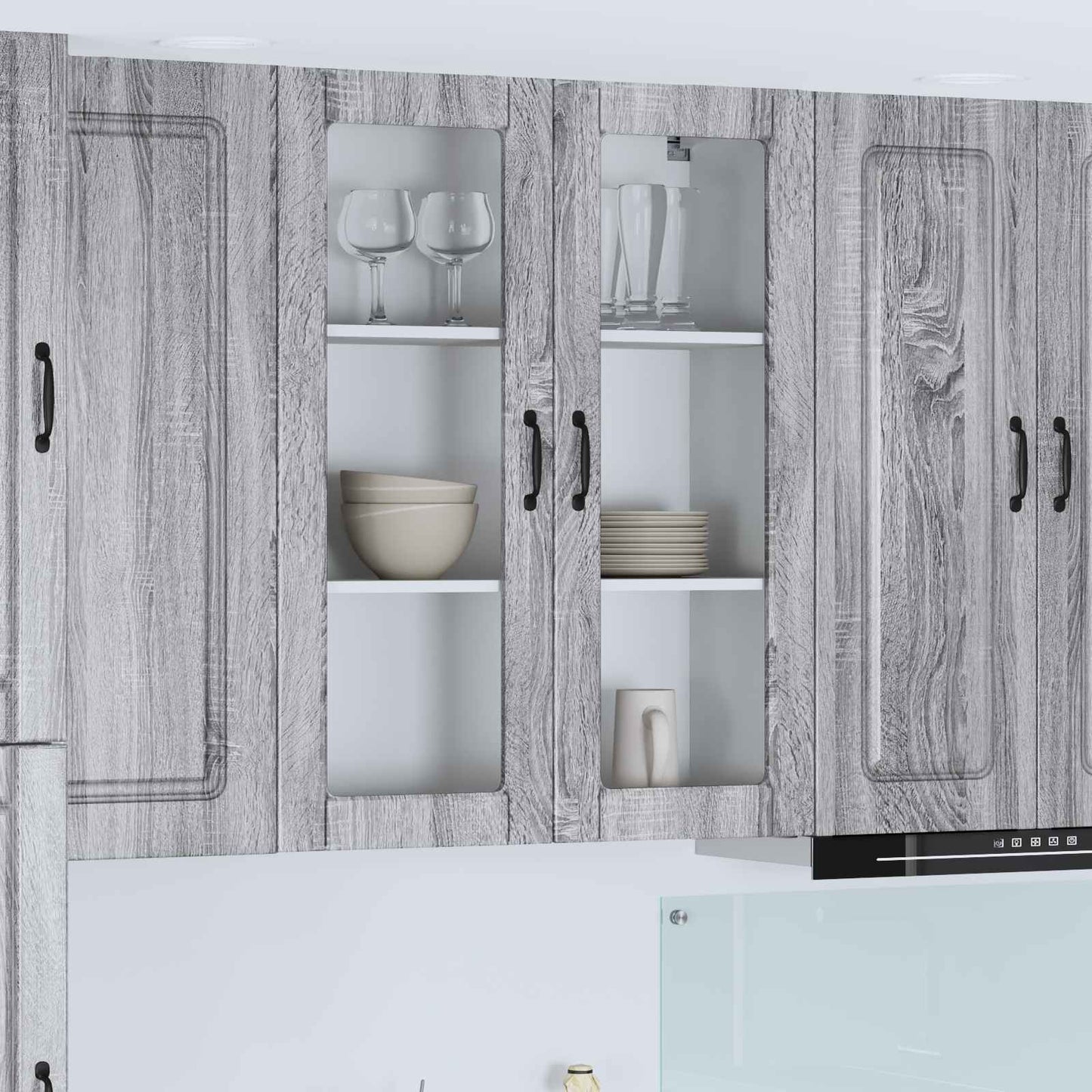 Mosogatógép panel Kalmar Szürke Sonoma 80 x 31 x 100 cm