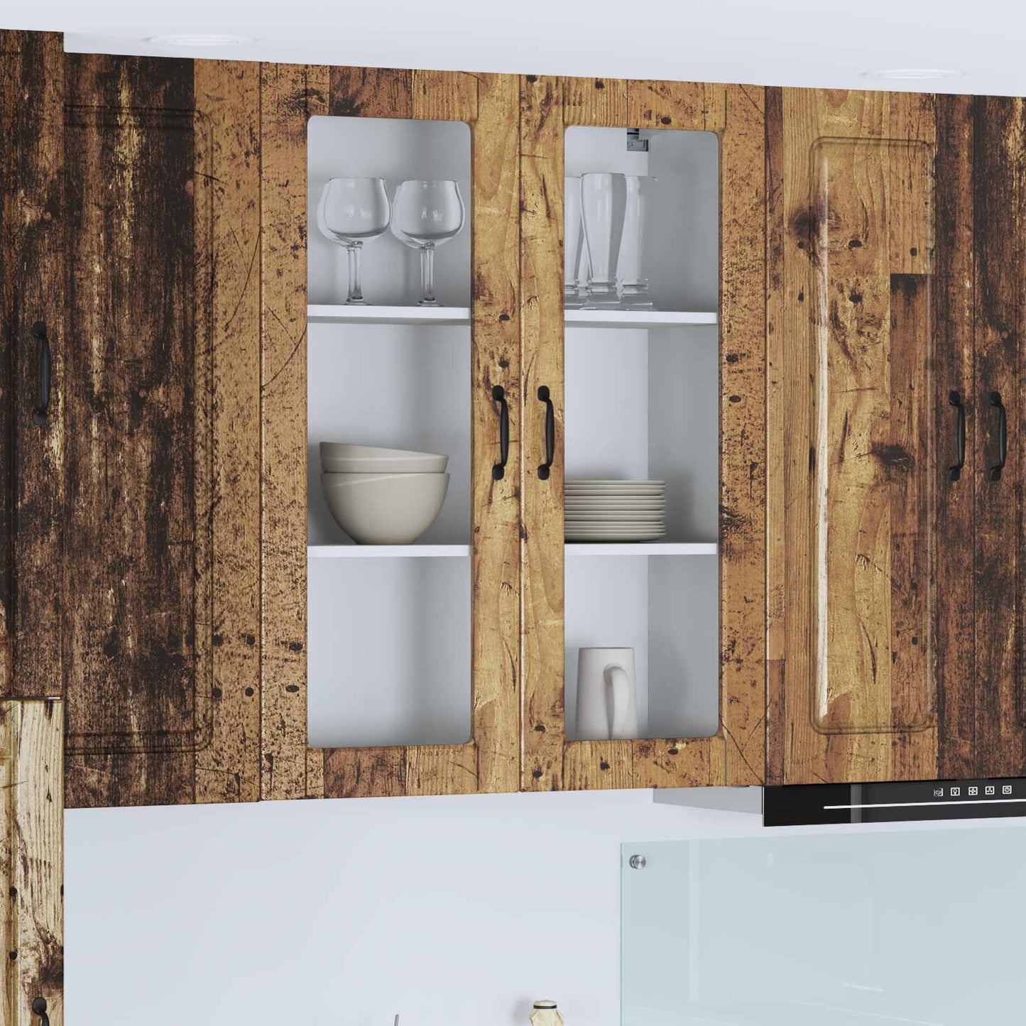 Mosogatógép panel Kalmar Öreg fa 80 x 31 x 100 cm Szerelt Fa