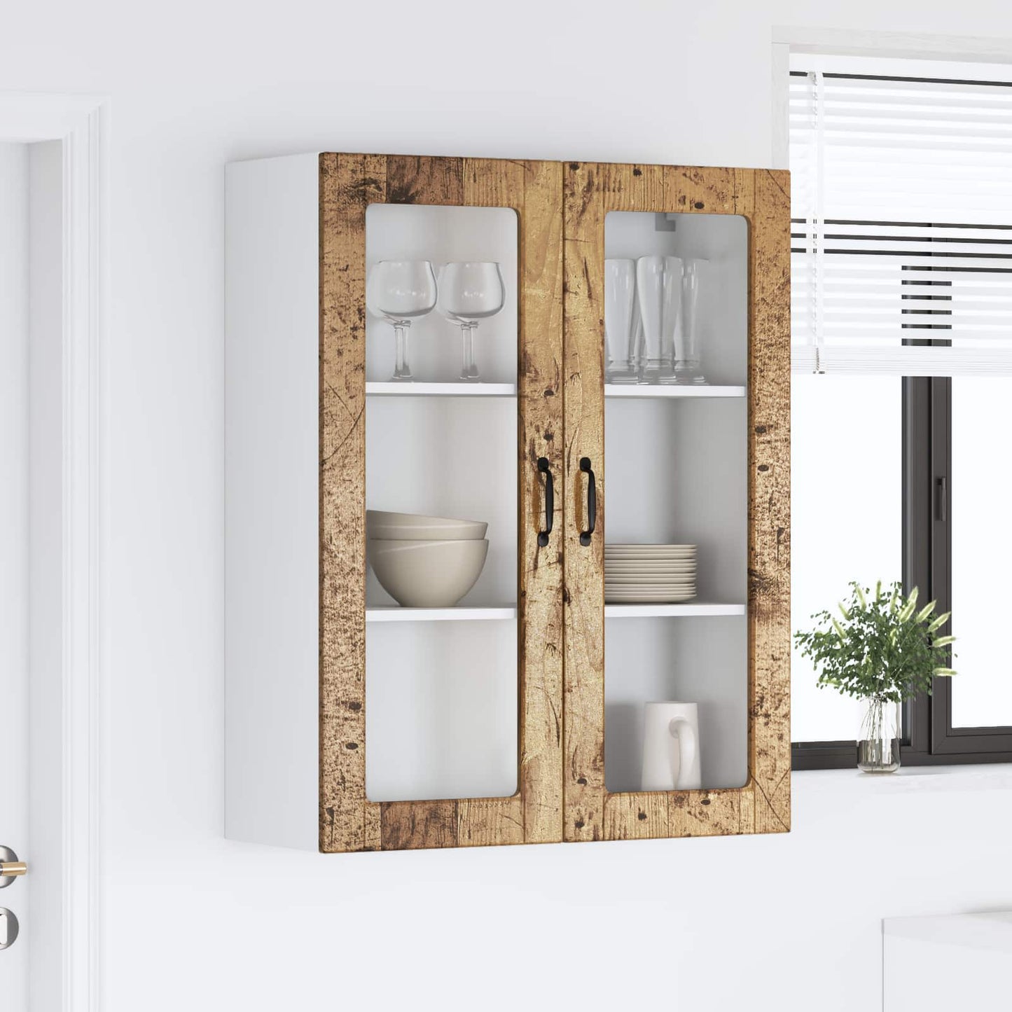 Mosogatógép panel Kalmar Öreg fa 80 x 31 x 100 cm Szerelt Fa