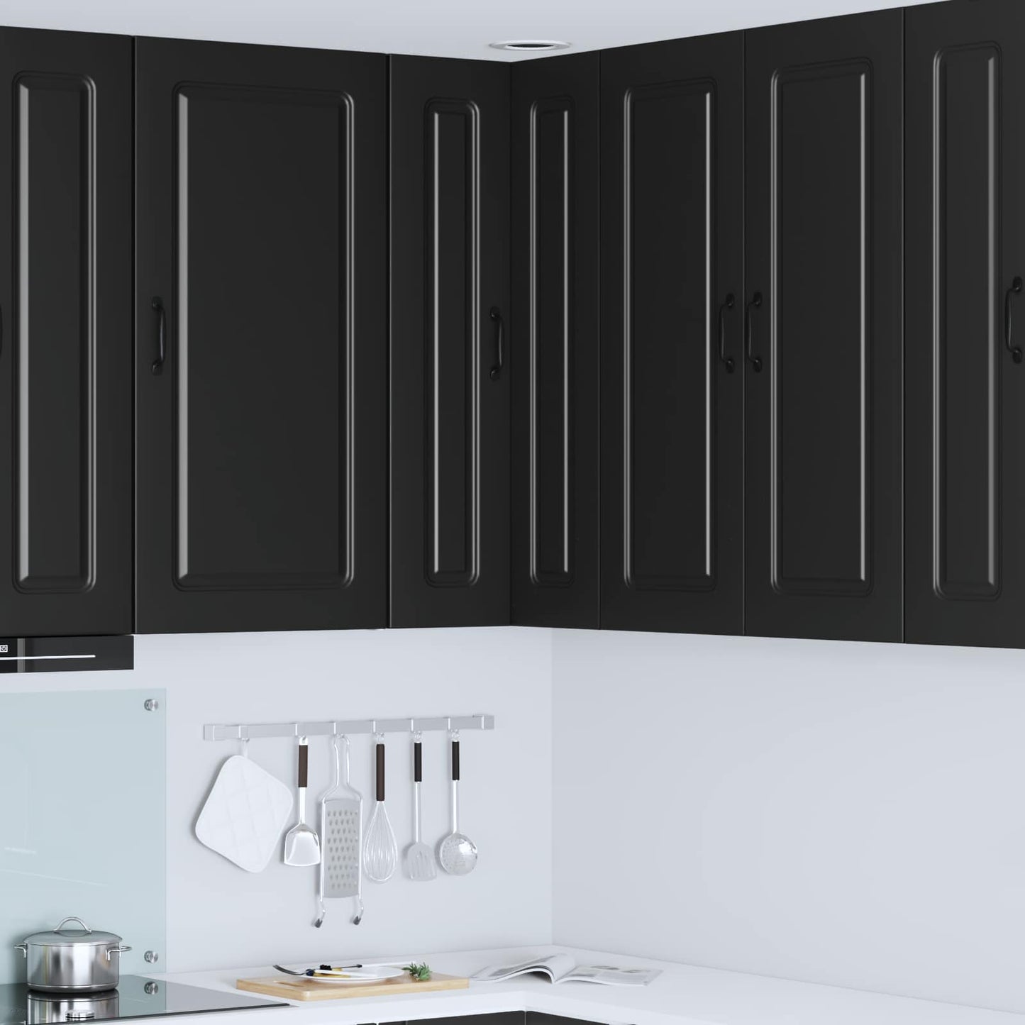 Mosogatógép panel Kalmar Fekete 57 x 57 x 100 cm Szerelt Fa