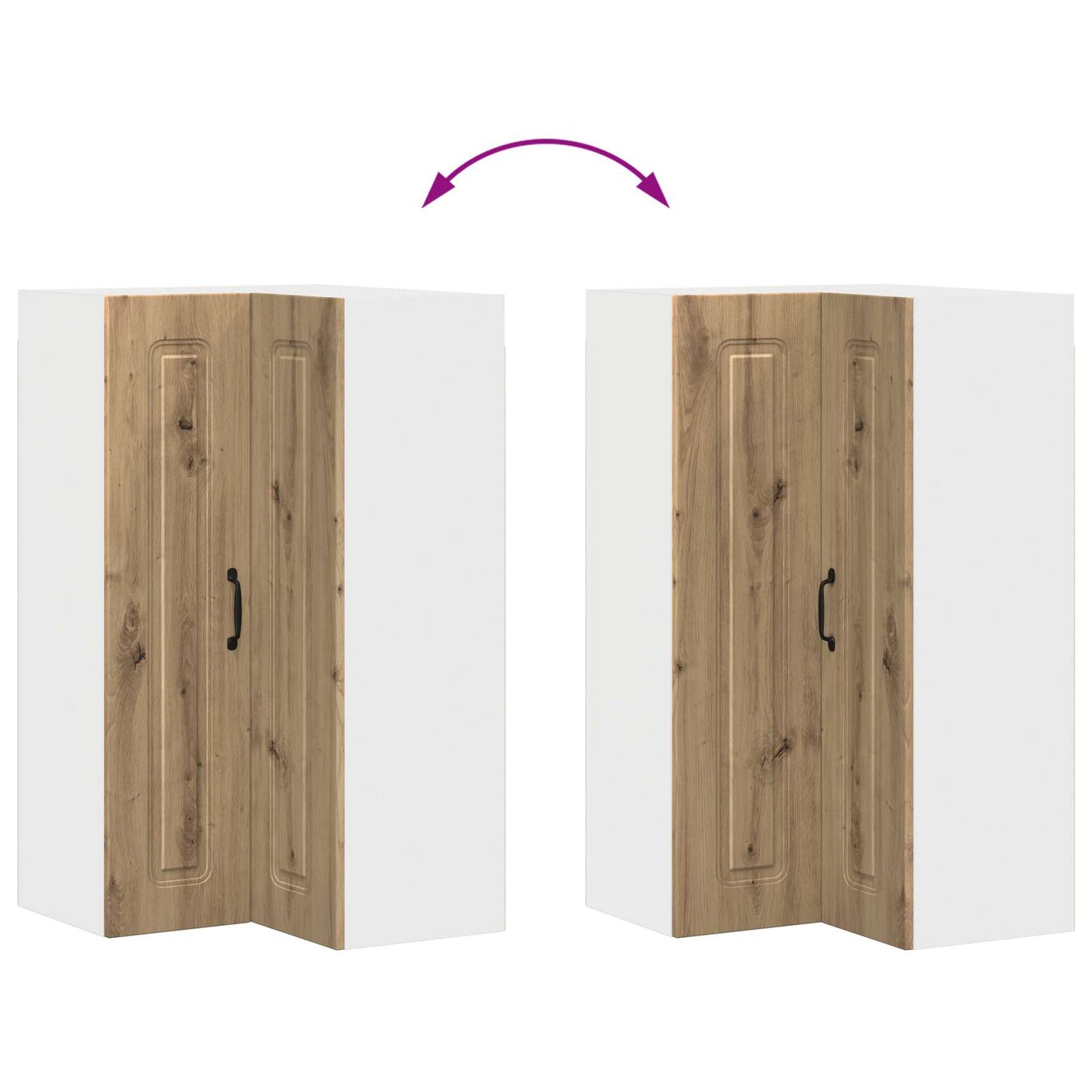 Mosogatógép panel Kalmar Artisan tölgy 57 x 57 x 100 cm Faanyag
