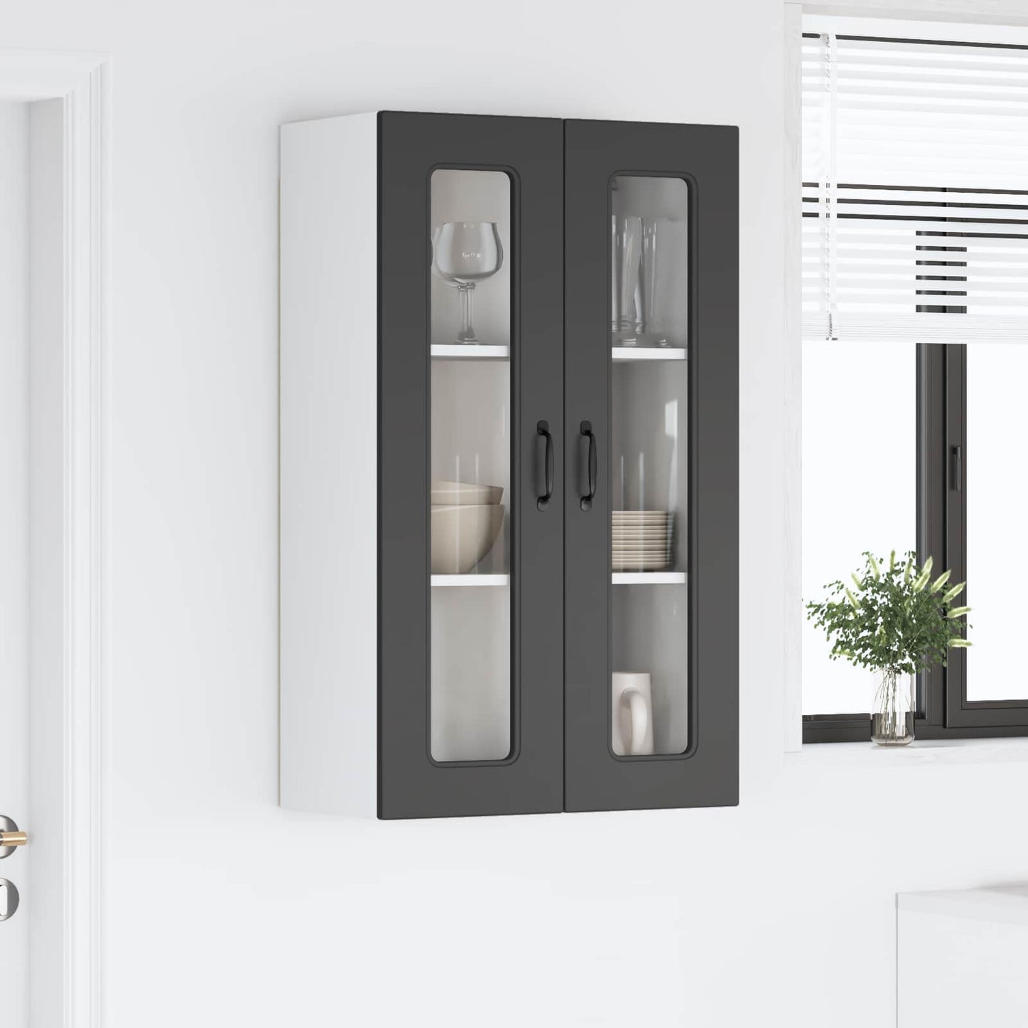 Mosogatógép panel Kalmar Fekete 60 x 31 x 100 cm Szerelt Fa