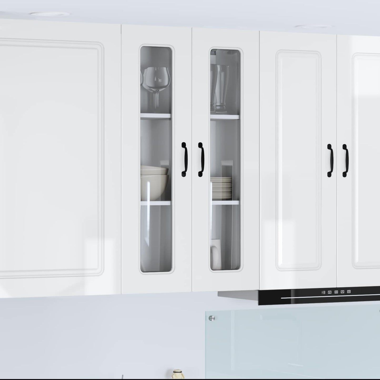 Mosogatógép panel Kalmar Magas Fényű Fehér 60 x 31 x 100 cm