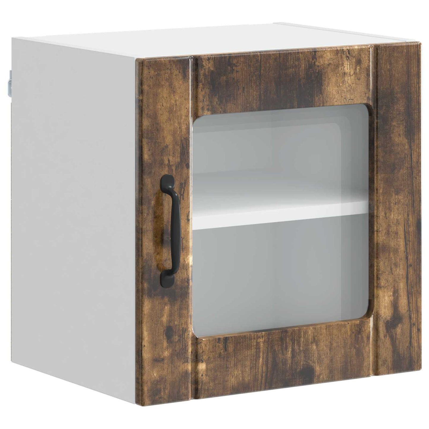 Fali üveges szekrény LUCCA 2 pcs Füstös Tölgy 40 x 31 x 40 cm