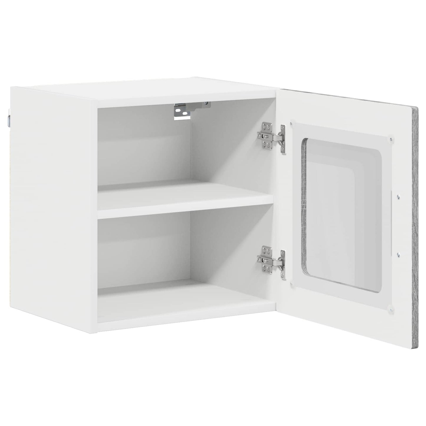 Fali üveges szekrény LUCCA 2 pcs Szürke Sonoma 40 x 31 x 40 cm