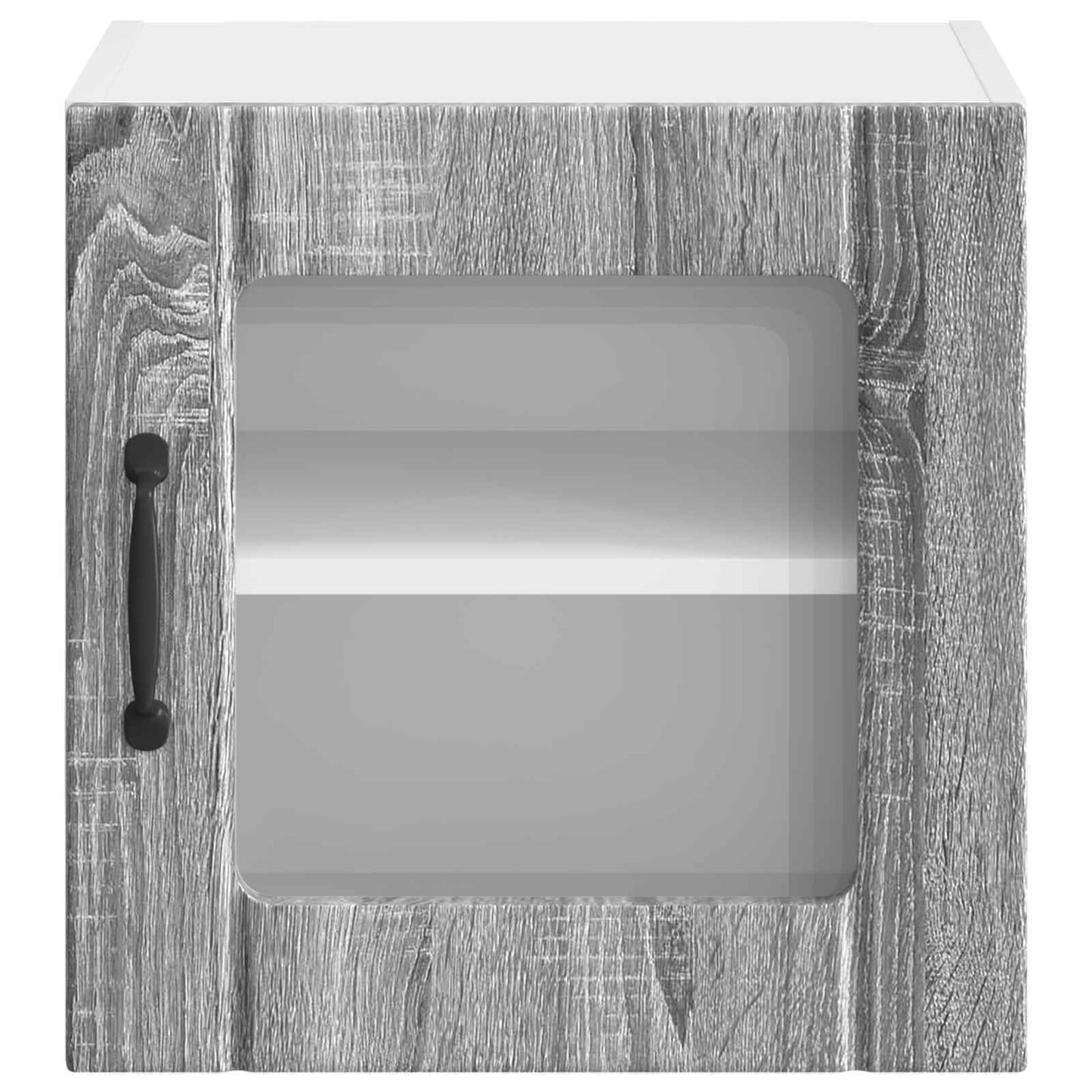 Fali üveges szekrény LUCCA 2 pcs Szürke Sonoma 40 x 31 x 40 cm