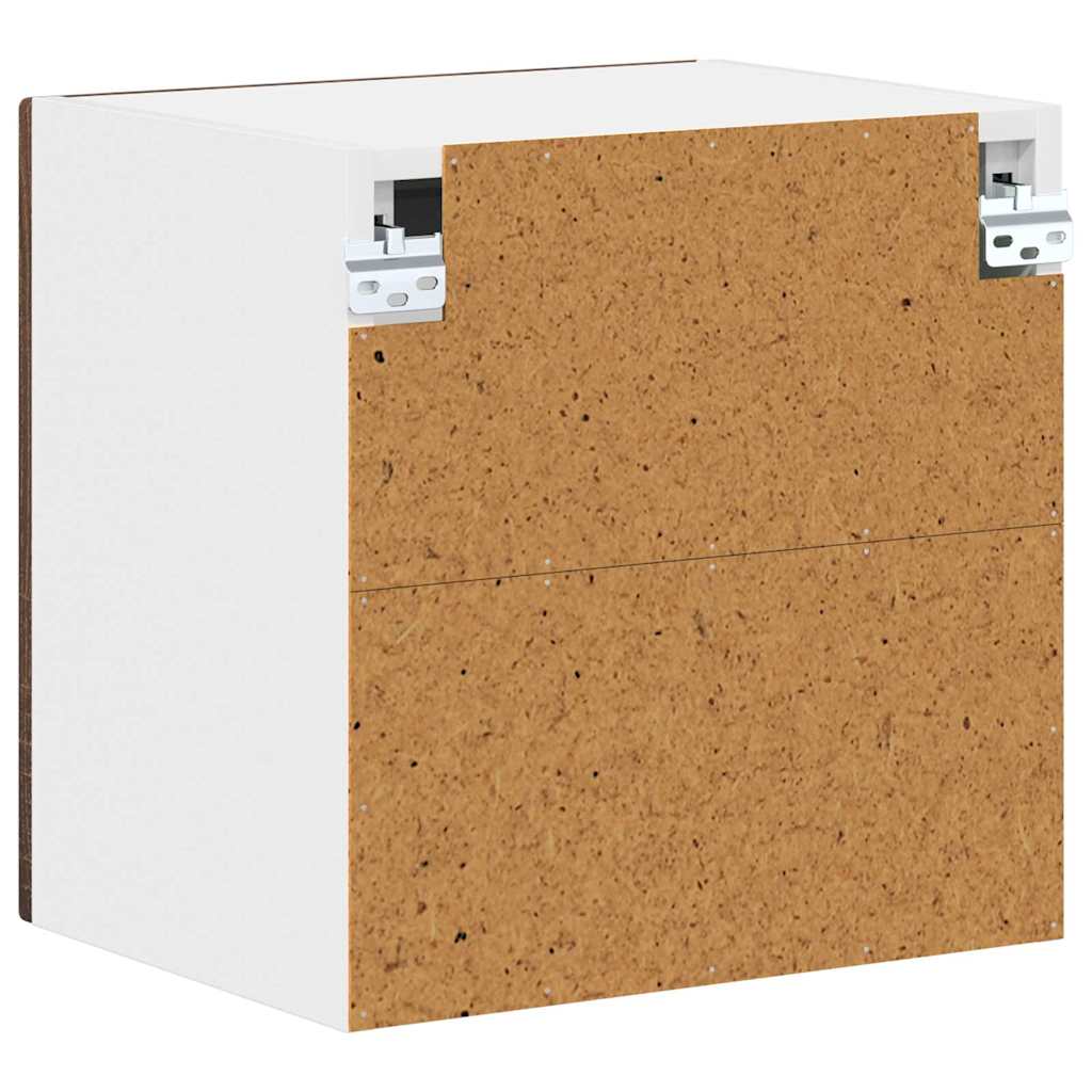 Fali üveges szekrény LUCCA 2 pcs Barna Tölgy 40 x 31 x 40 cm